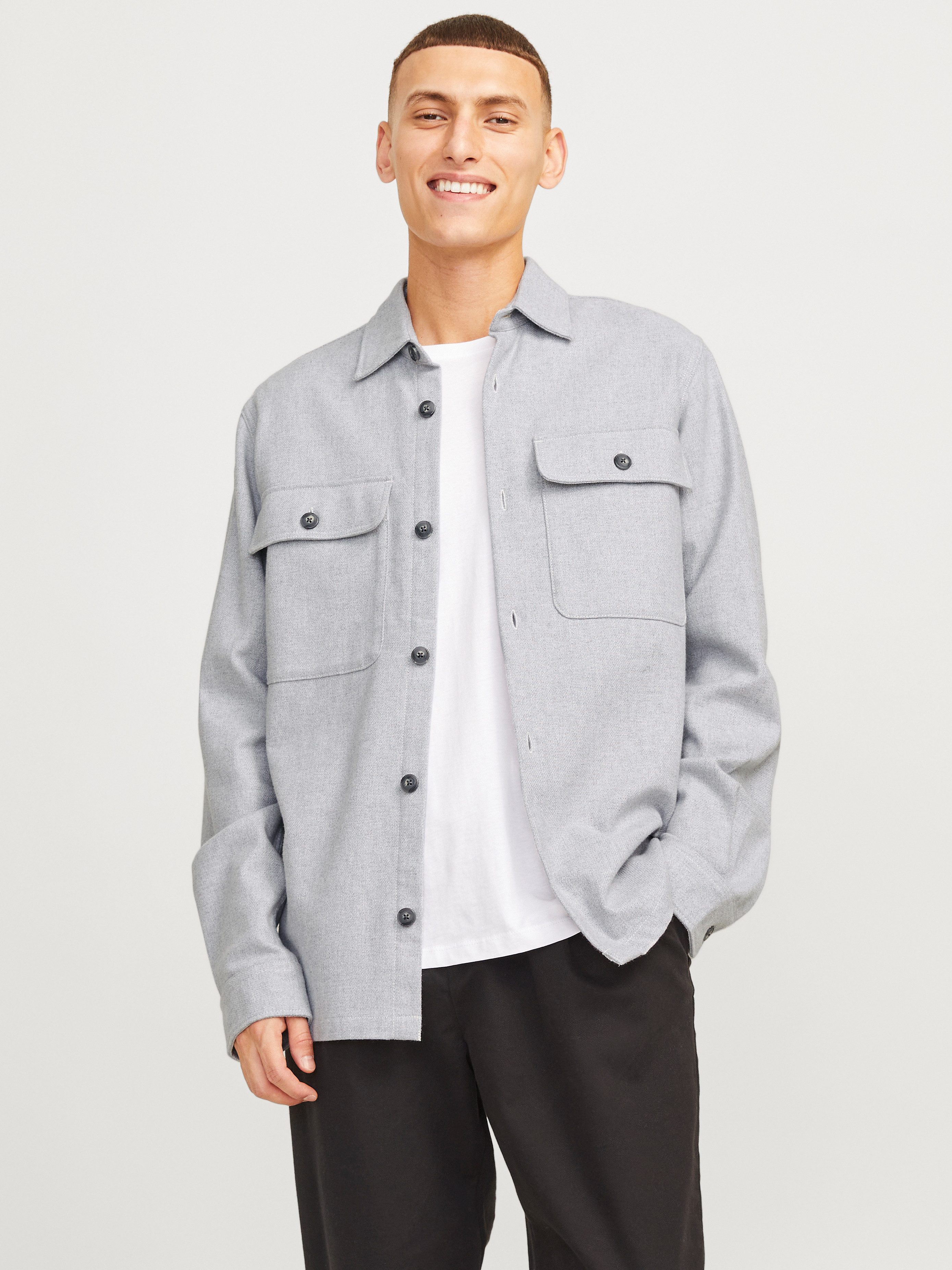 Jack & Jones Langarmhemd JPRRAYMOND MELANGE günstig online kaufen