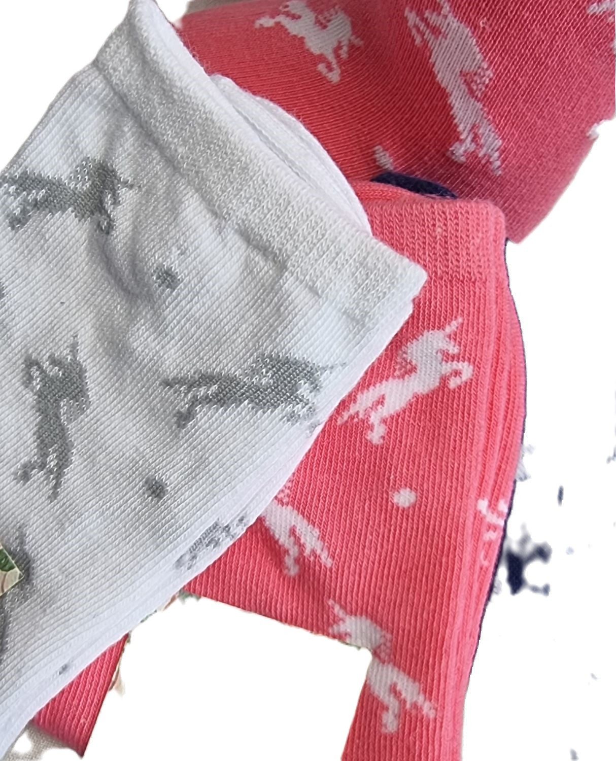 Toker Collection® Socken CNB Kindersocken Einhorn, 3er Pack, Baumwolle, 3 Farben (Packung, 3 Paar) mit Einhorn – Bild 5 von 5