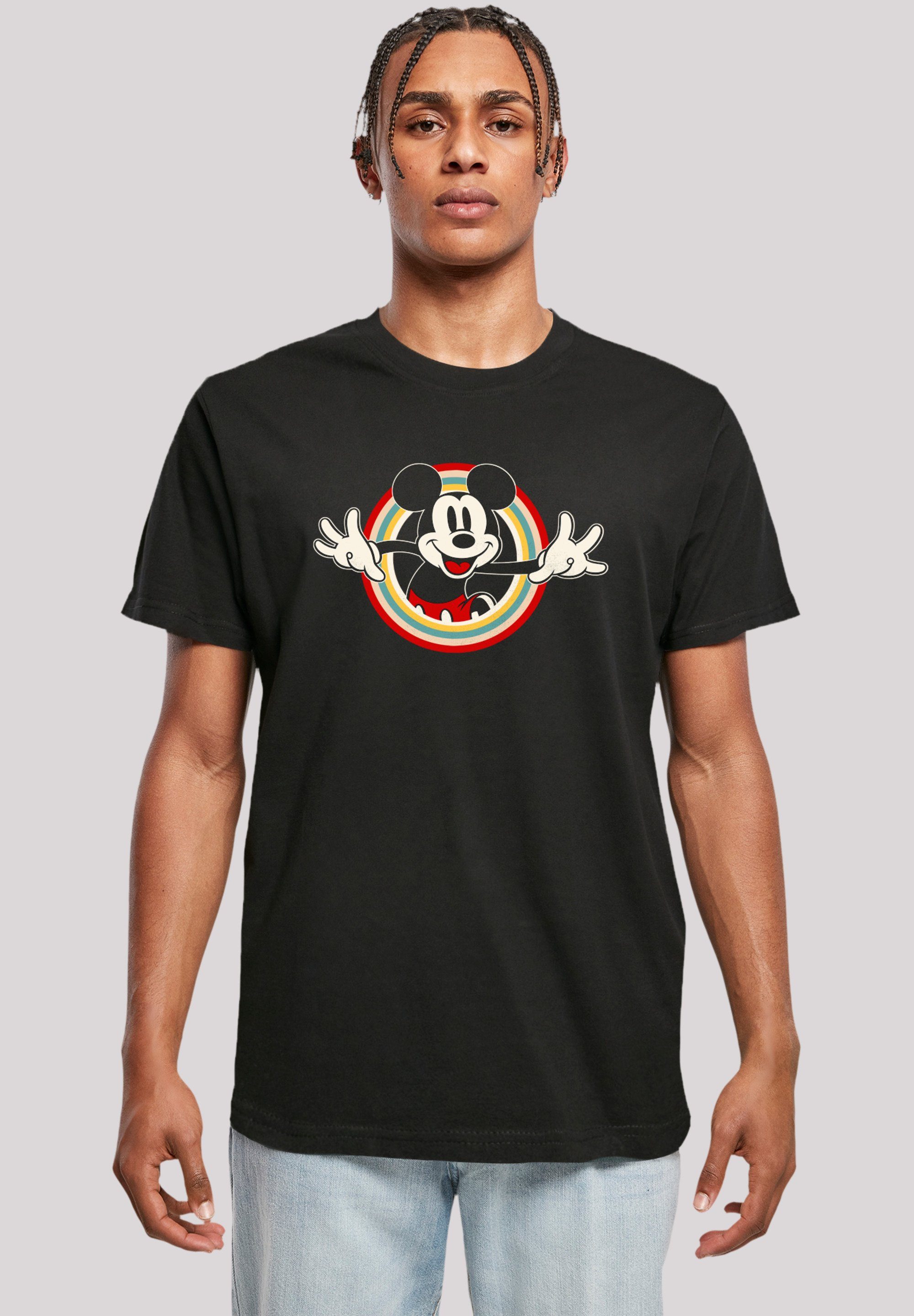 F4NT4STIC T-Shirt Disney Mickey Mouse Hello Premium Qualität, Sehr weicher  Baumwollstoff mit hohem Tragekomfort
