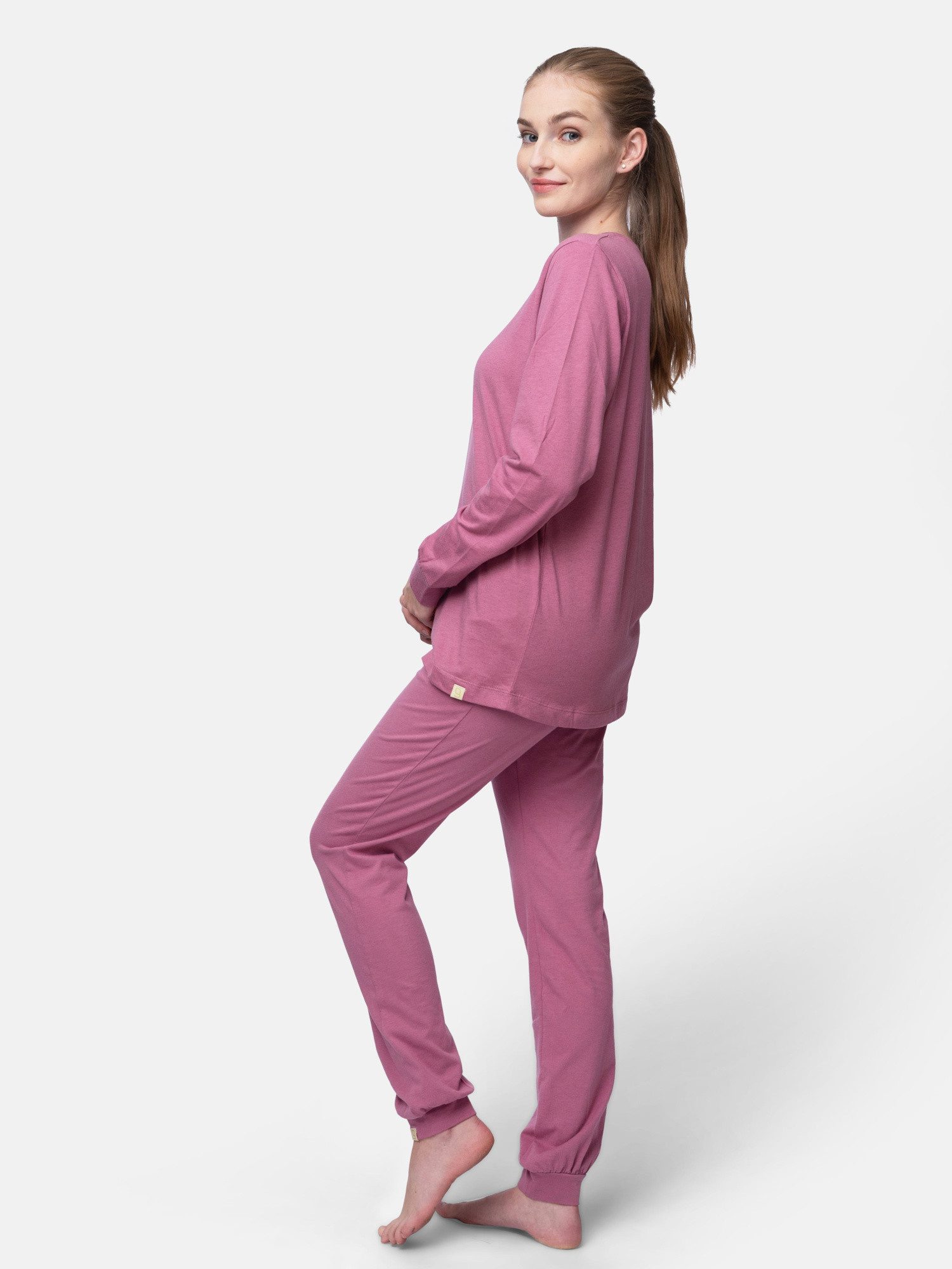 greenjama Pyjamaoberteil mit Woll-Anteil, GOTS-zertifiziert