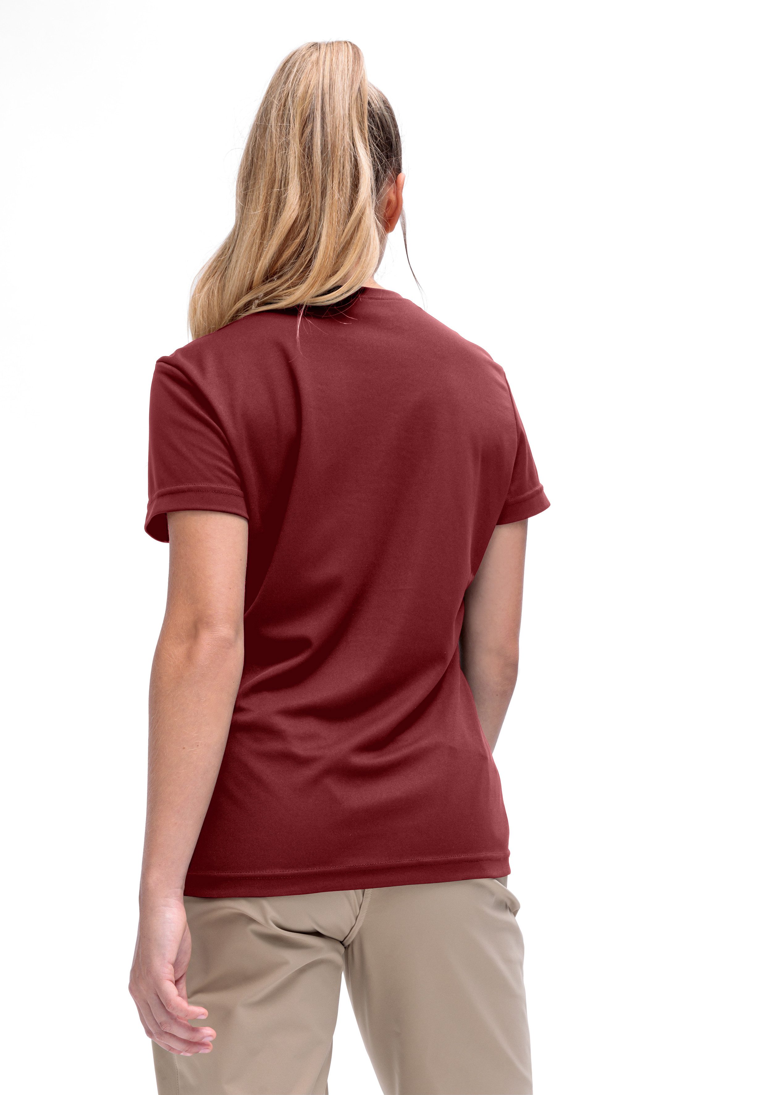 Maier Sports T-Shirt Da-Shirt 1/2 Arm Waltraud H/S für sportliche Aktivitäten geeignet, mit 1/2-Arm