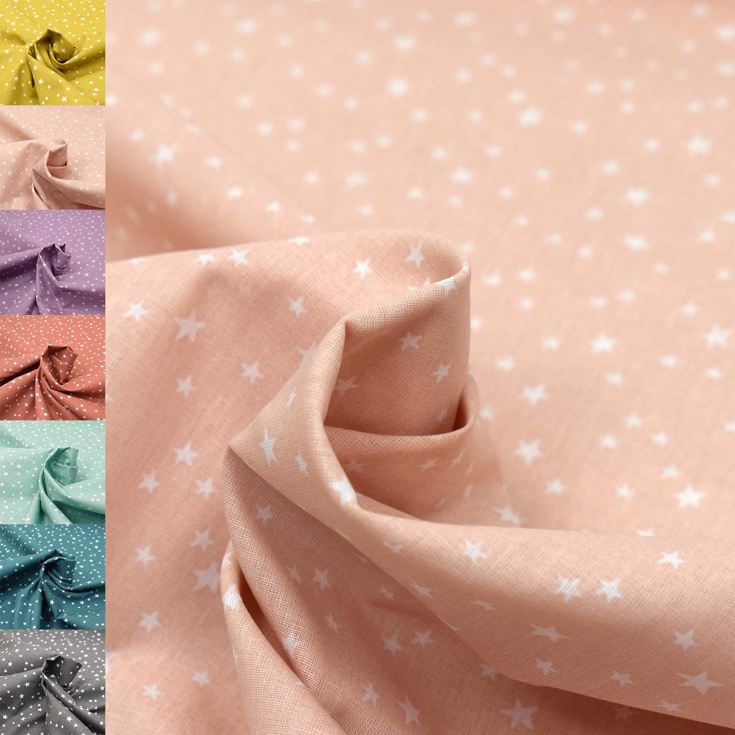 MAGAM-Stoffe Stoff "Sterne William", Kinder Baumwollstoff ÖKO-TEX Meterware ab 50cm