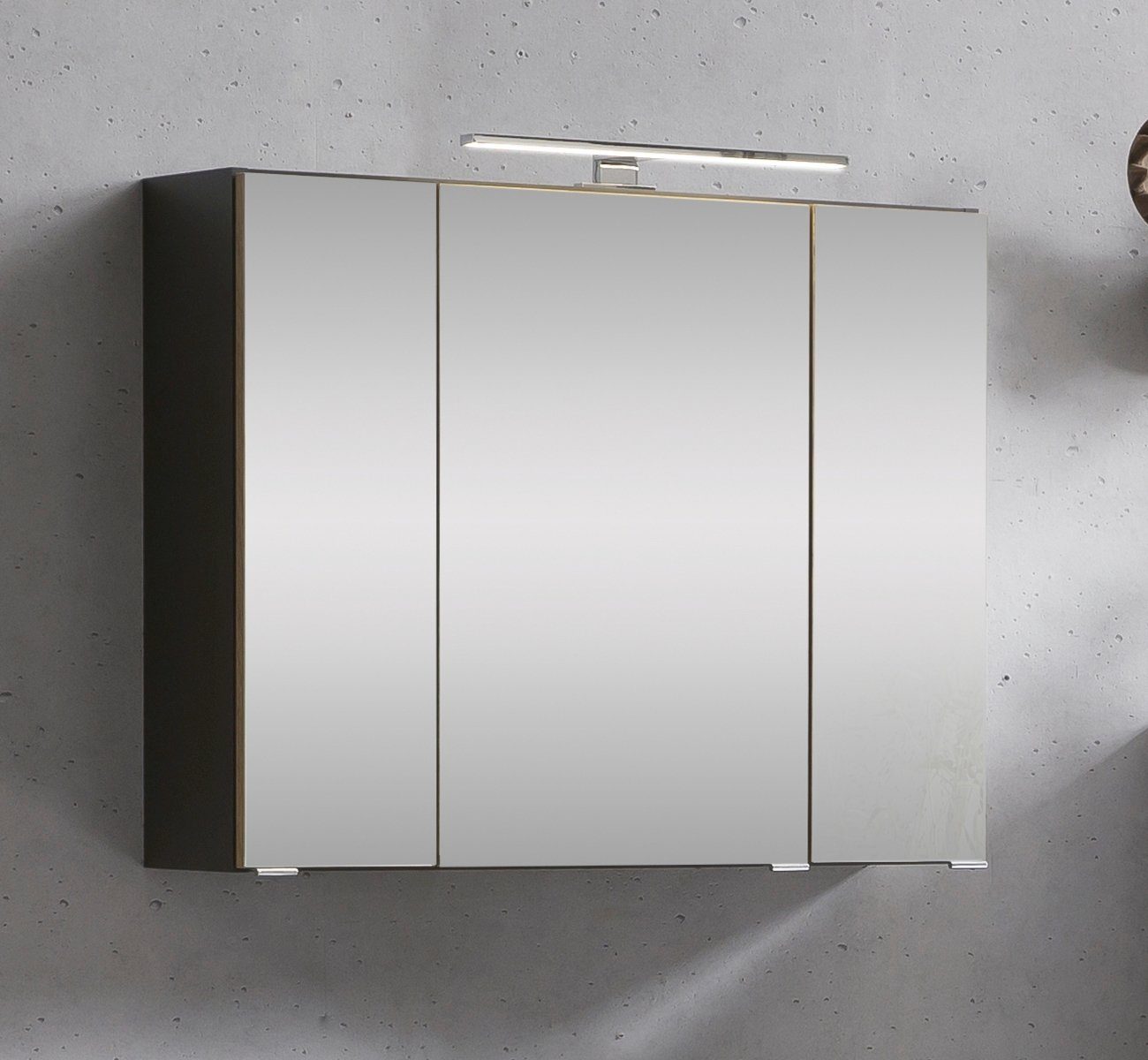 welltime Spiegelschrank "Kaunas" 80 cm breit, Soft-Close-Funktion günstig online kaufen