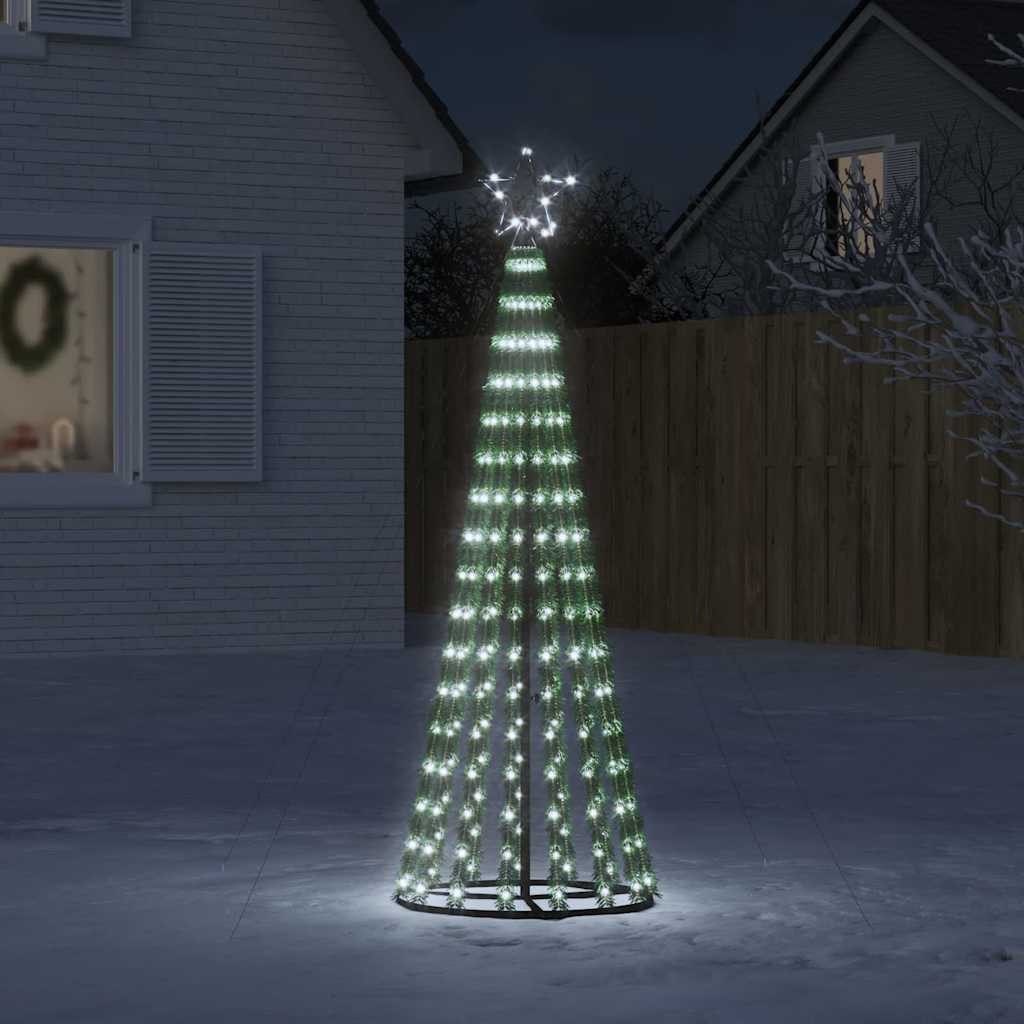 vidaXL LED Baum LED Weihnachtsbaum 275 LEDs Kaltweiß 180 cm