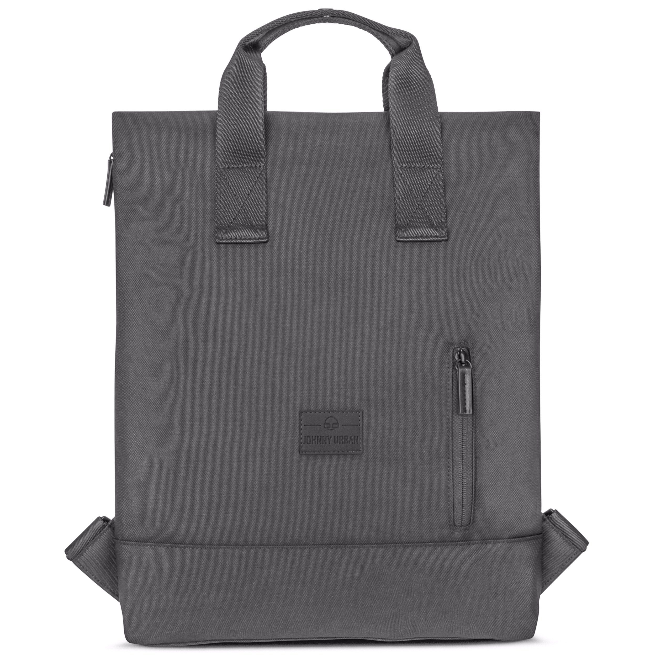 Johnny Urban Cityrucksack Ivy Laptop Rucksack Tasche Damen Herren, 2 in 1 Rucksack & Tasche, Laptopfach, Wasserabweisend dunkelgrau