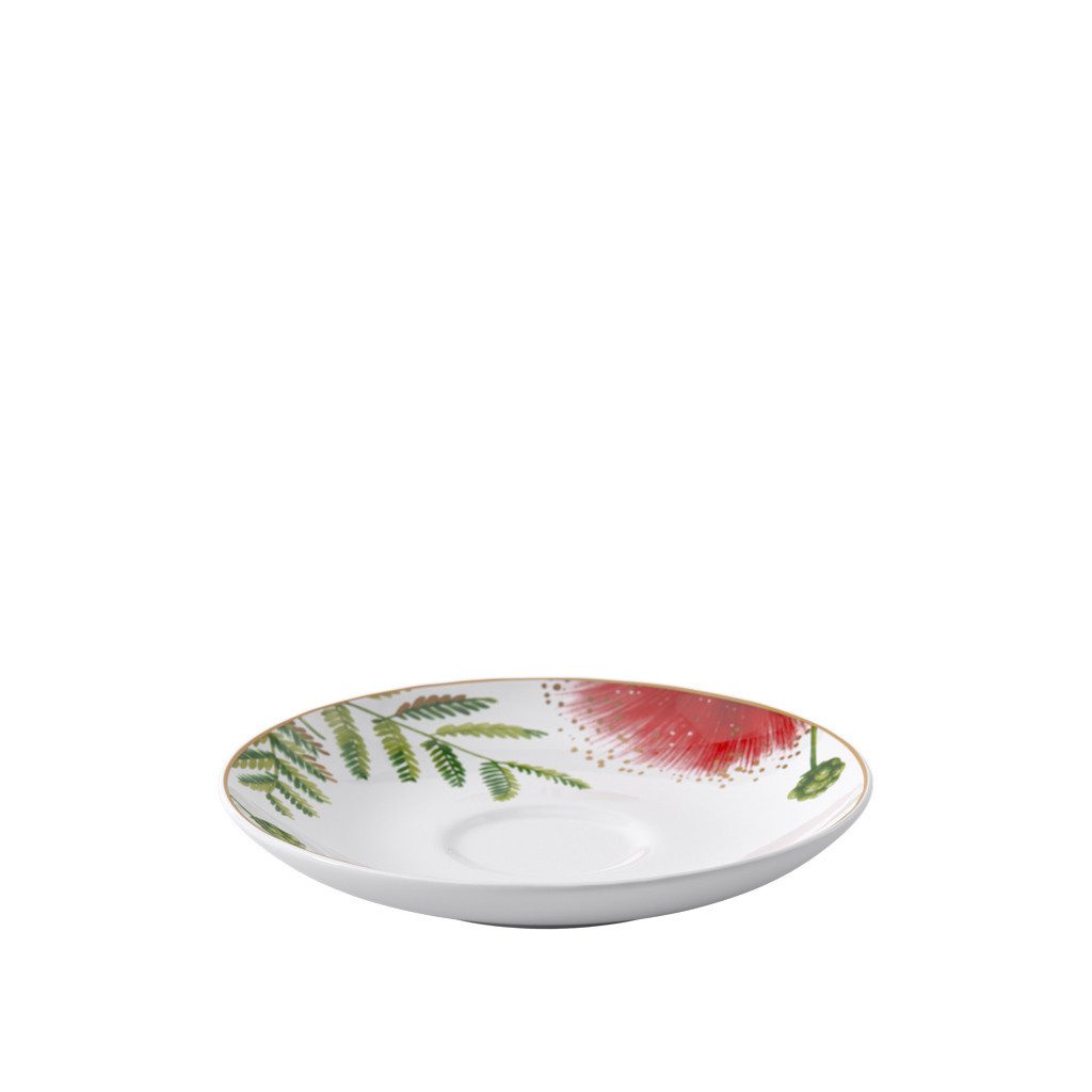 Villeroy & Boch Signature Untertasse Amazonia Kaffee-/Teeuntertasse 15x15x2,5cm, (1 St), Premium Bone Porcelain, spülmaschinenfest, Made in Germany