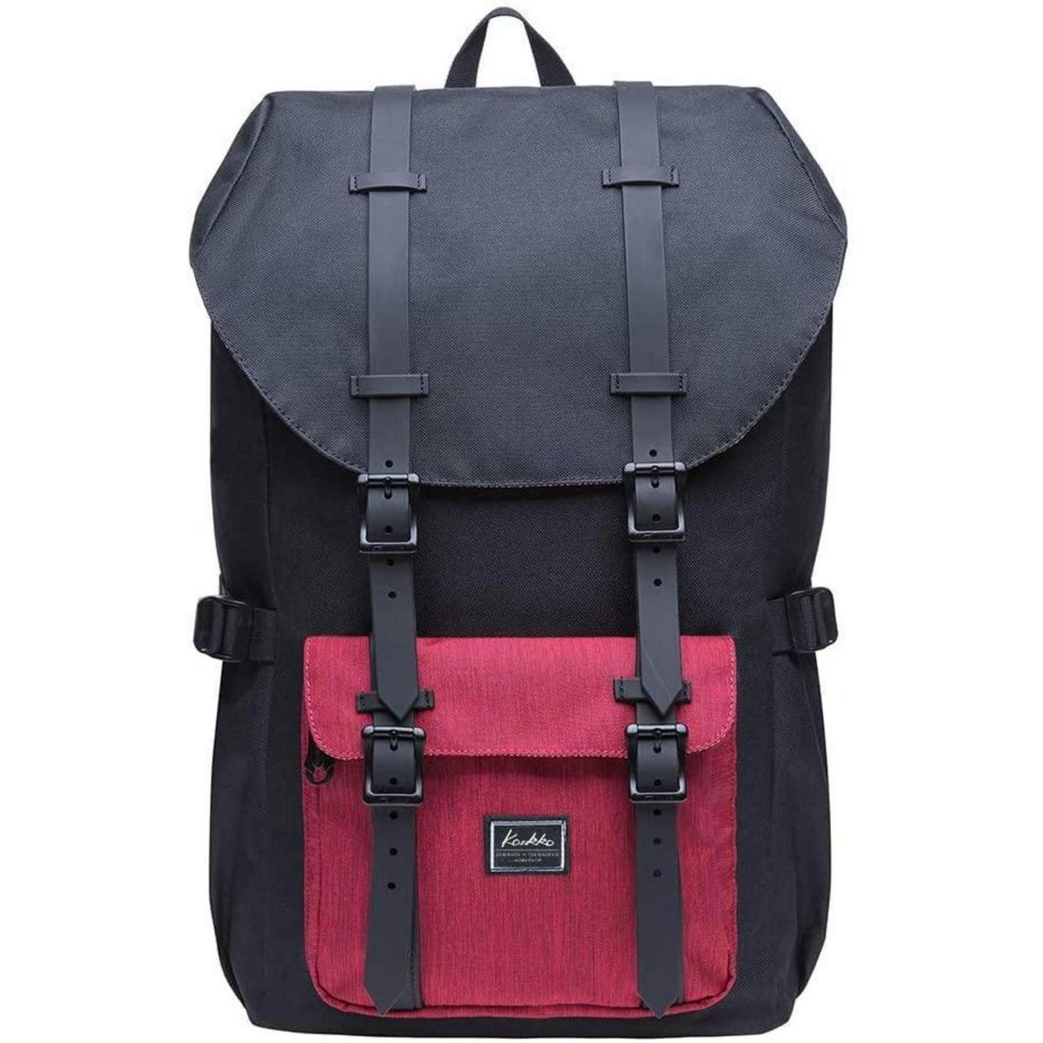 LuxusKollektion Laptoprucksack Rucksack Ep5 Schwarz/Rot 28x15x47cm