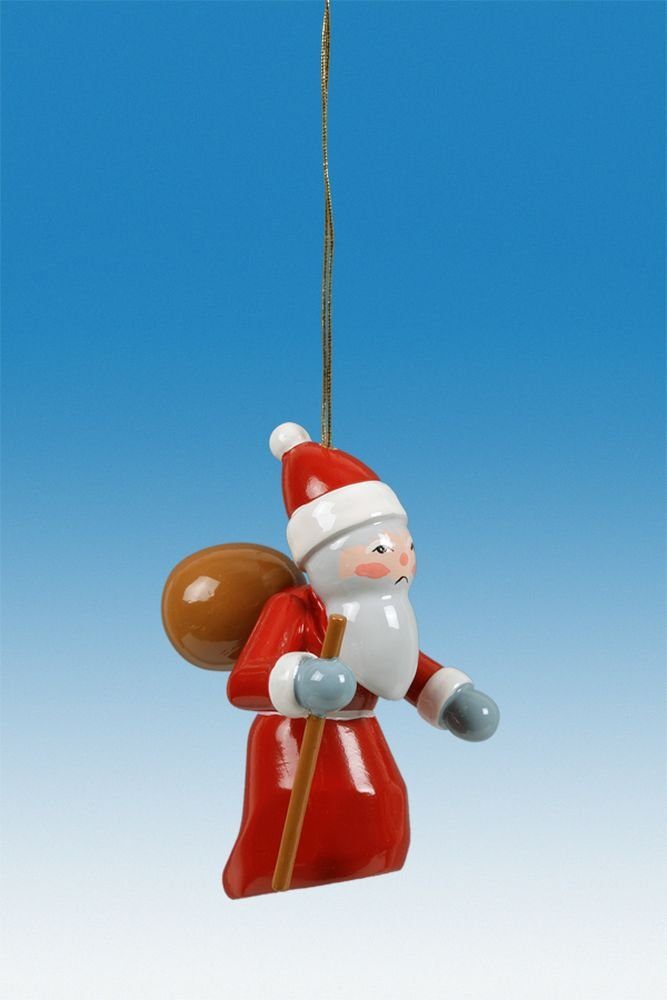 Baumbehang Christbaumschmuck NEU Höhe 3tlg. 6,5cm Weihnachtsmann