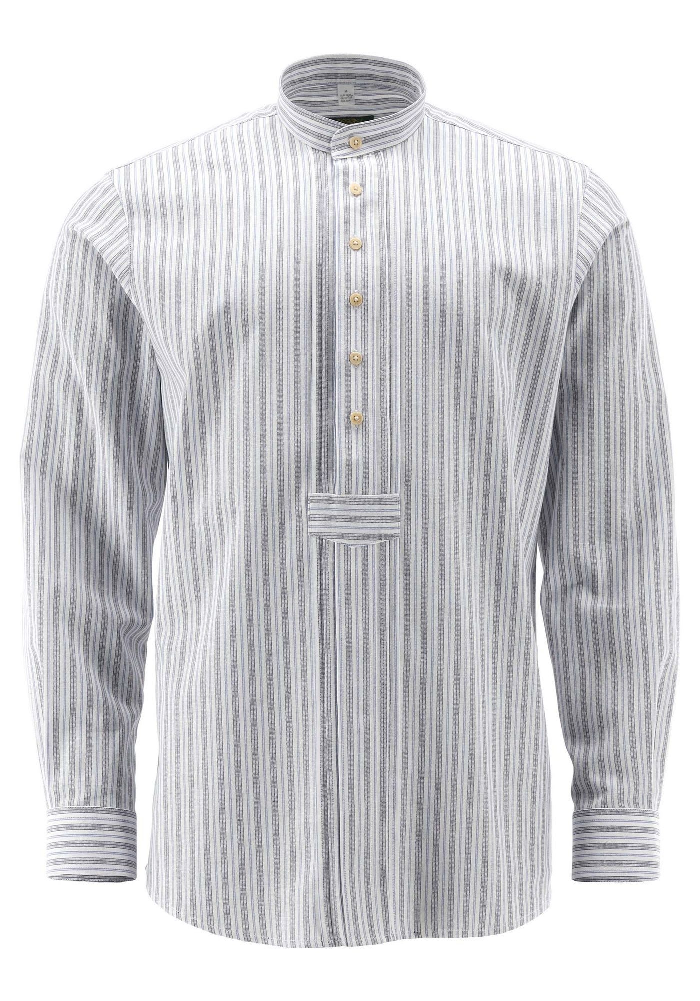 OS Trachten Trachtenhemd Esoko Regular Fit, Stehkragen, 1/1-Arm, Schlupffor günstig online kaufen