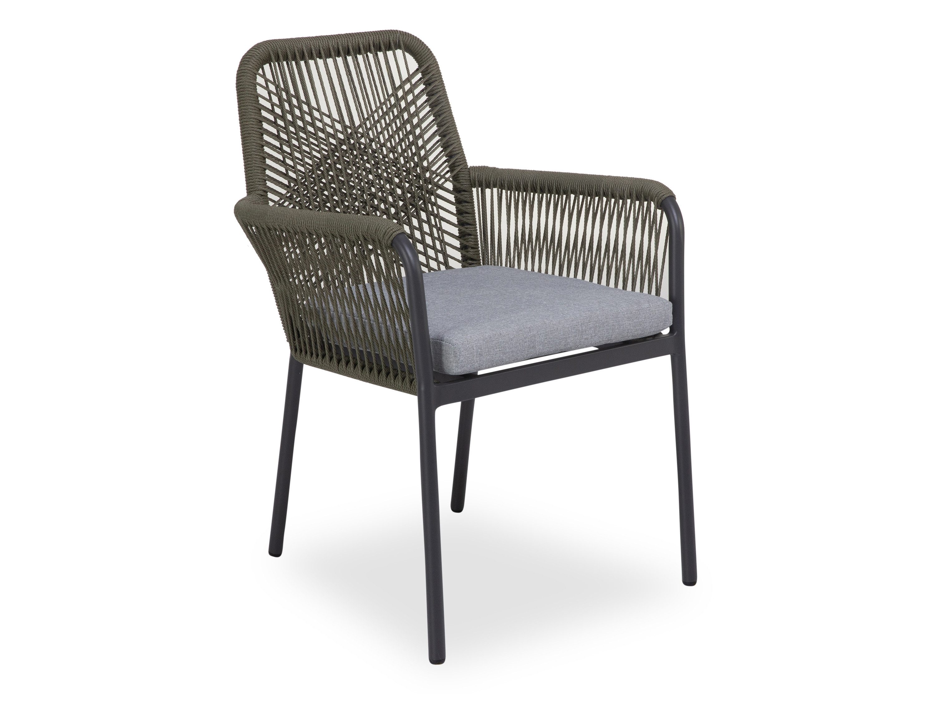 SANSIBAR LIVING Gartenstuhl Gartenstuhl SANSIBAR SELVIK BHT 56x85x63 cm grün Stapelstuhl