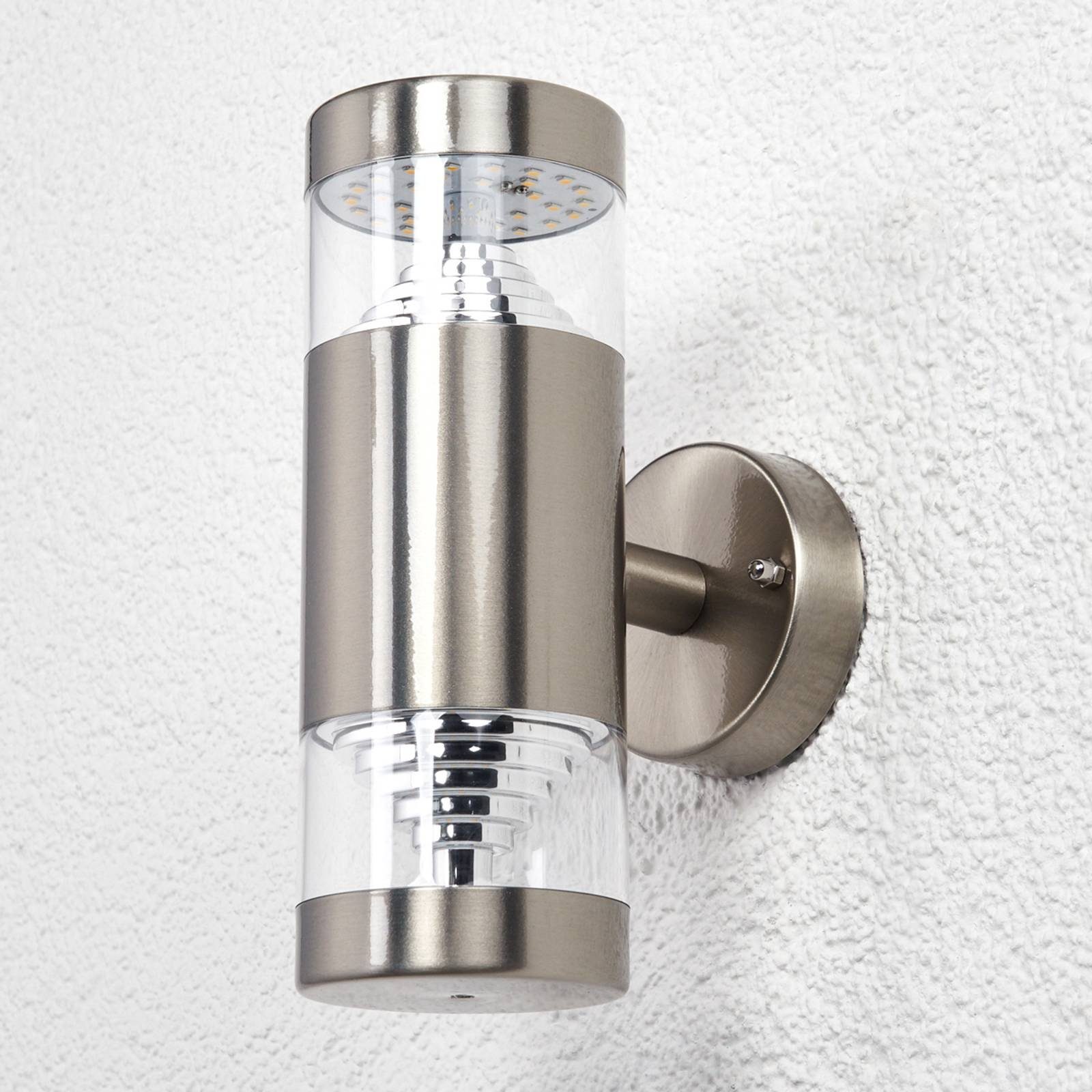 Lindby Außen-Wandleuchte Lanea, LED 9 W gesamt, warmweiß
