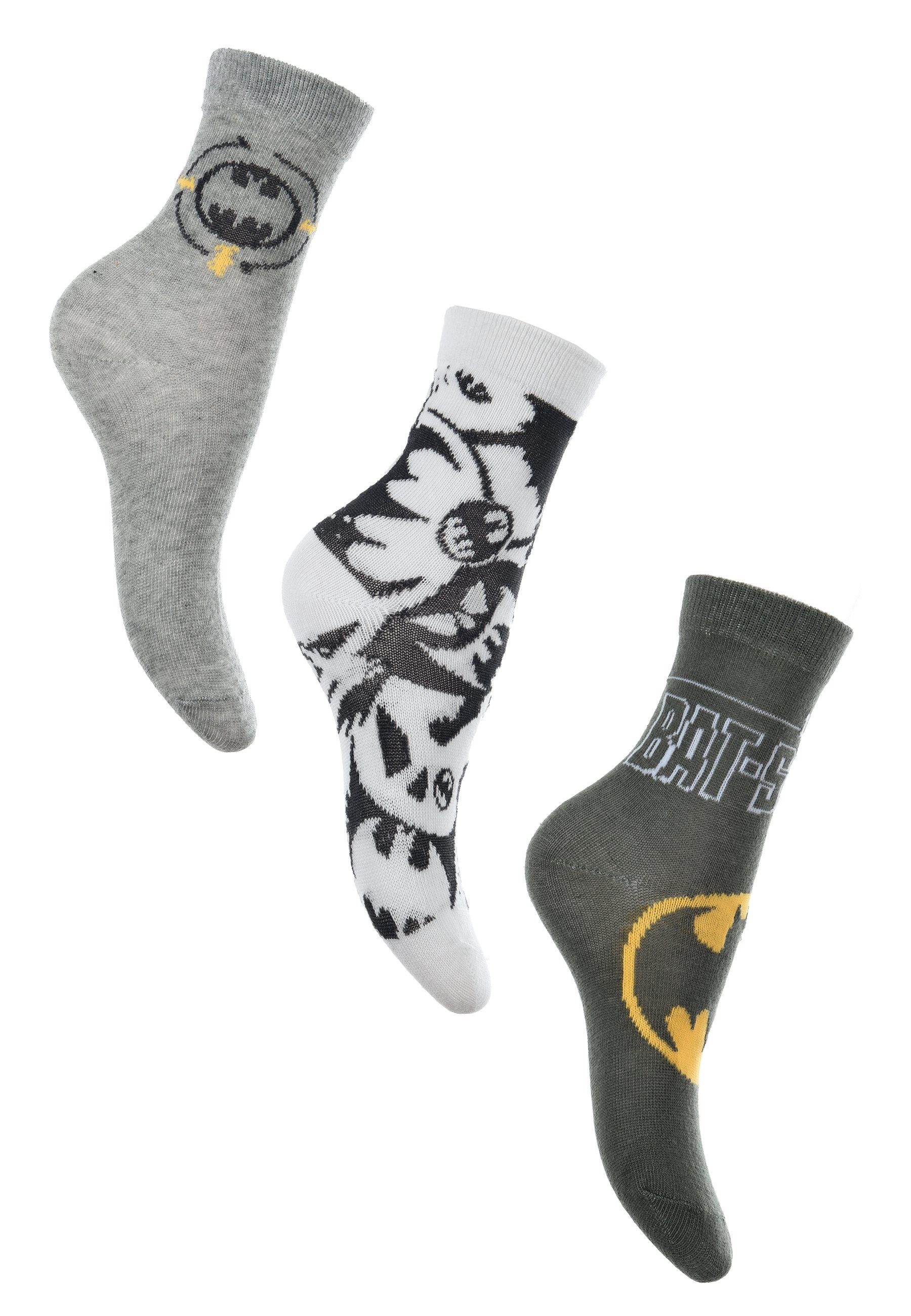 Strümpfe Batman Socken (3-Paar) Socken Kinder Jungen