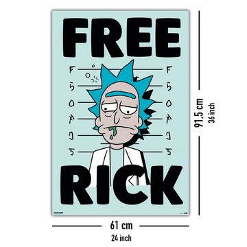 Grupo Erik Poster Rick and Morty Poster Free Rick 61 x 91,5 cm
