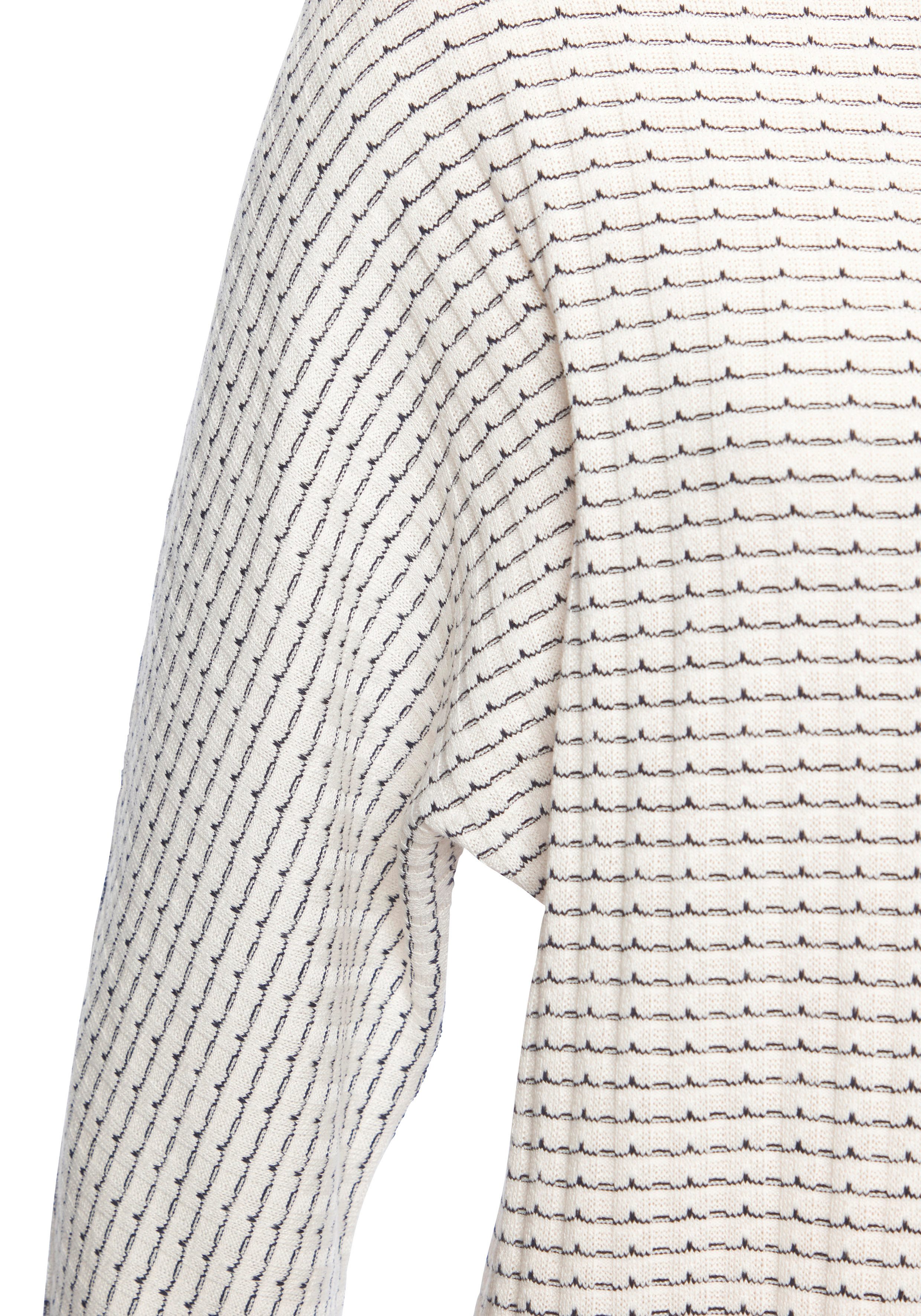 Vivance by Lascana Langarmshirt aus Strickqualität mit Viskose mit Gummizug im Bund – Bild 5 von 5