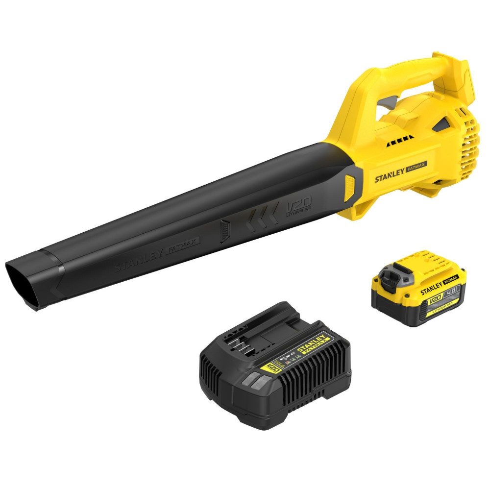 STANLEY Akku-Laubsauger SFMCBL714M1-QW Akku-Gebläse 18V V20, 4,0Ah, leicht