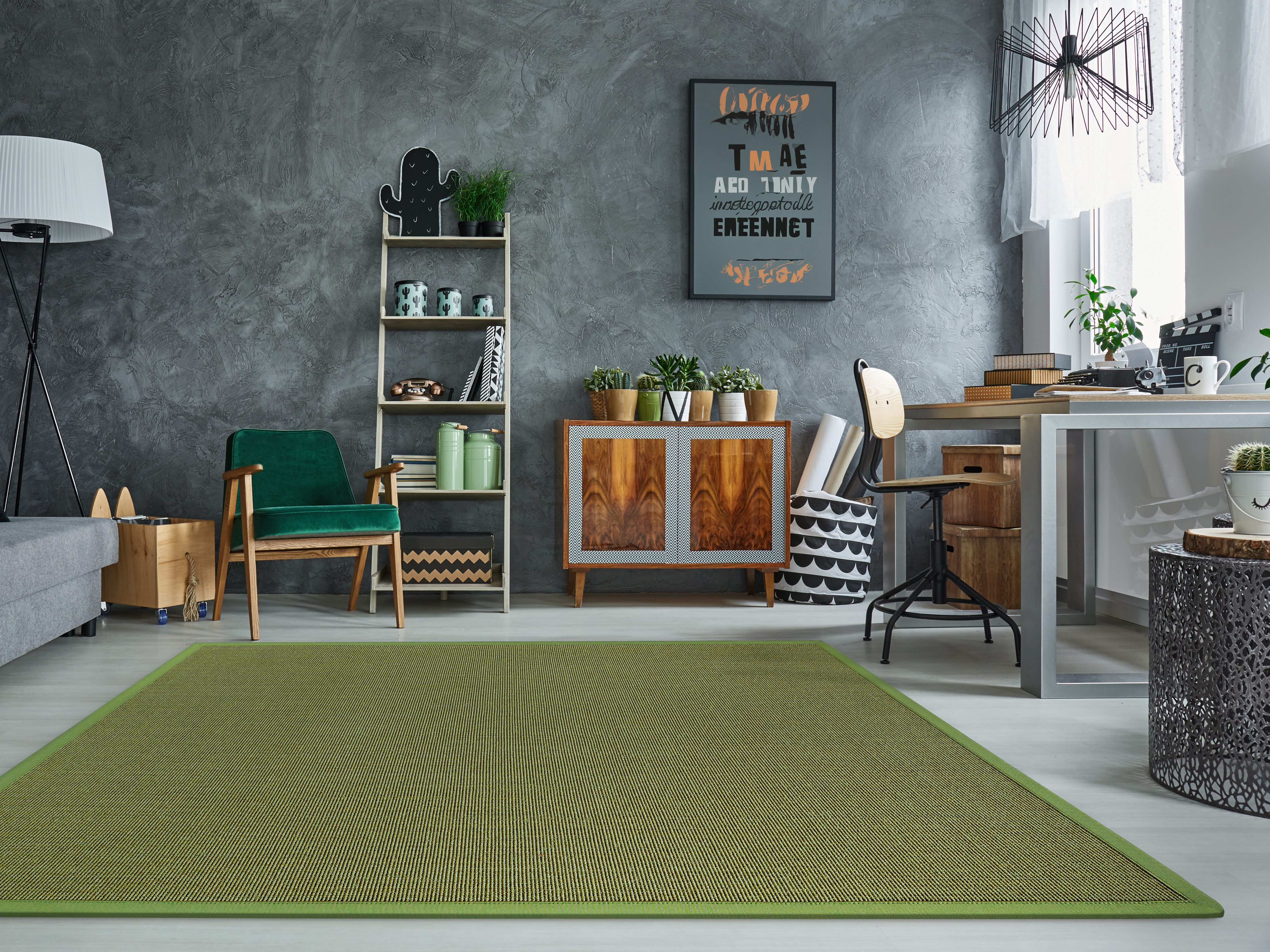Dekowe Sisalteppich Mara S2 mit Bordüre Spezial, rechteckig, Höhe: 5 mm, 100% Sisal, auch als Läufer, Wohnzimmer