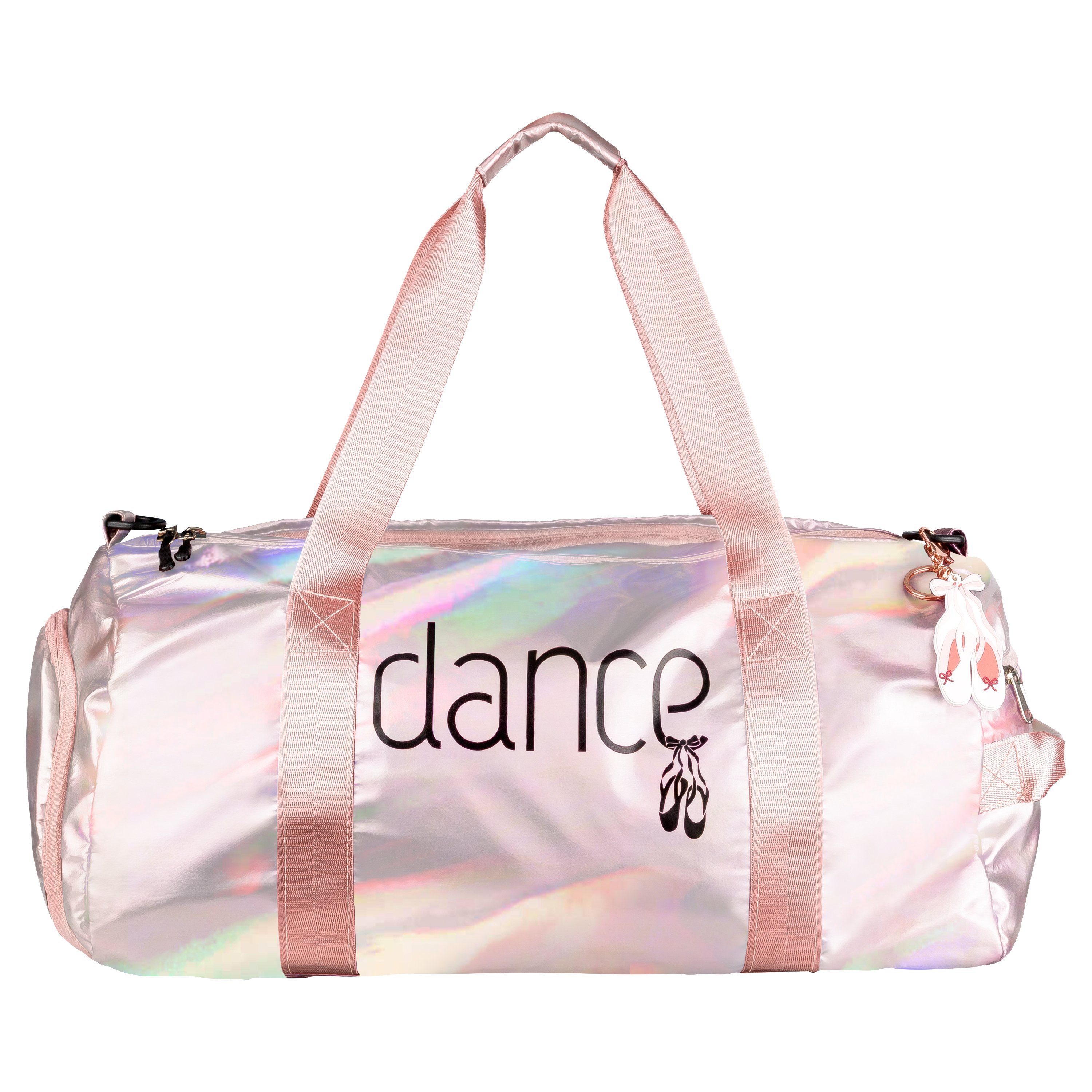 Sporttasche Aufdruck / tanzmuster Ballettschuhe Dance mit Ballett metallic, rosa Tasche