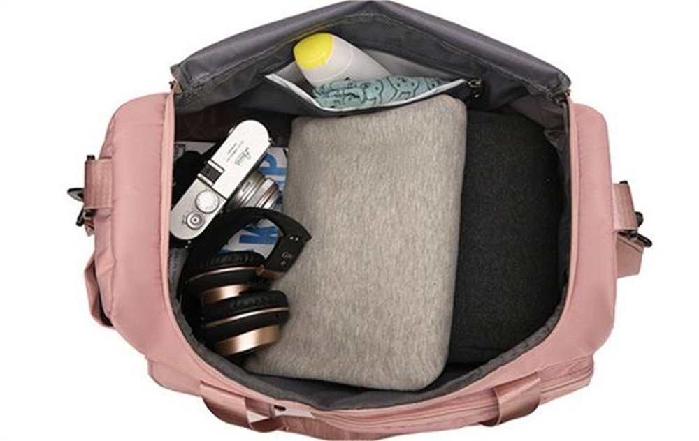 einfache Rouemi Sporttasche, Rosa handliche Reisetasche Sporttasche und trockene nasse Neue