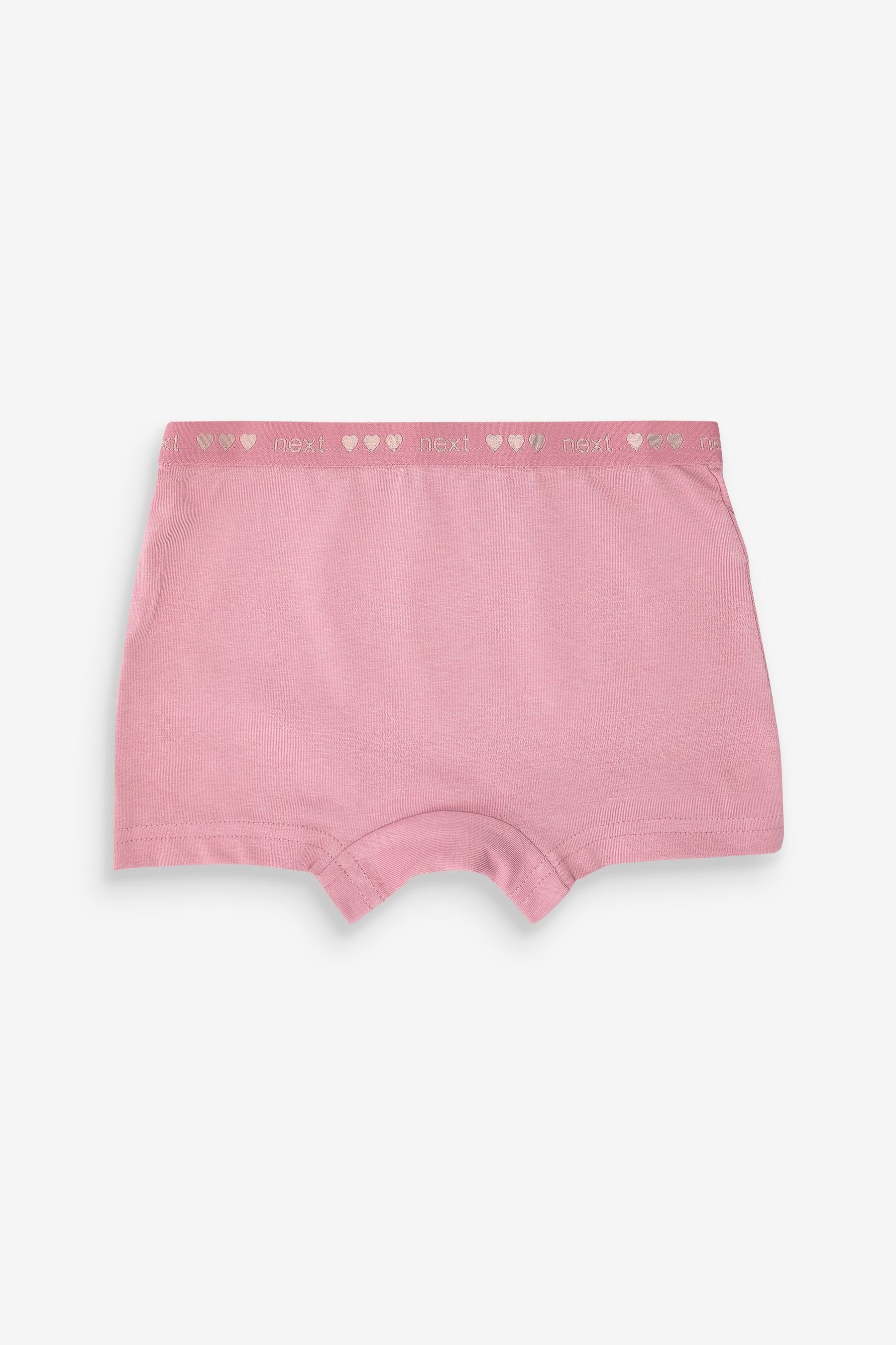 Next Schlüpfer Shorts mit Blümchenmuster, 5er-Pack (5-St) Pink