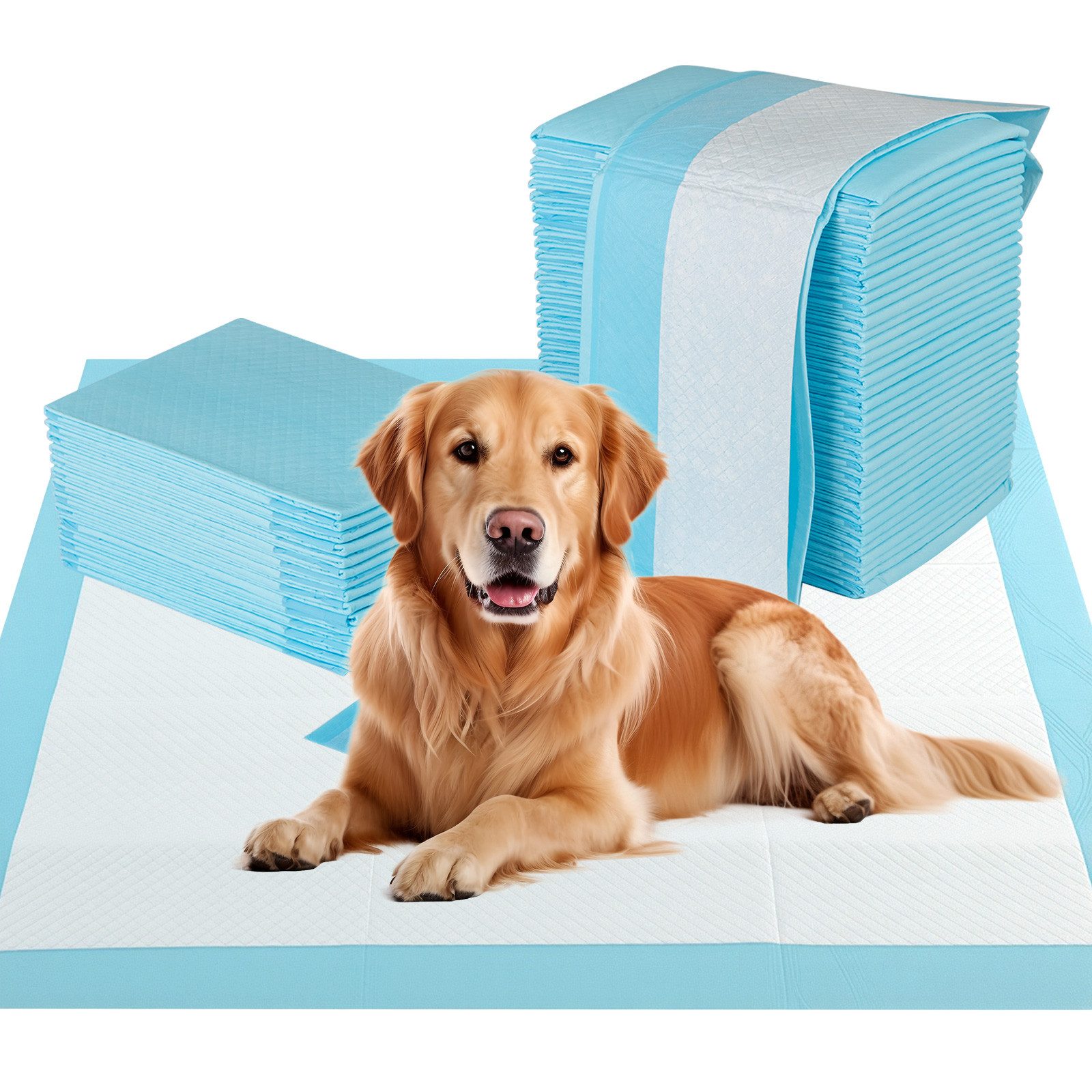 COSTWAY Hundetoilette, Hunde Trainingsunterlagen, Hundematte, 100 Stück