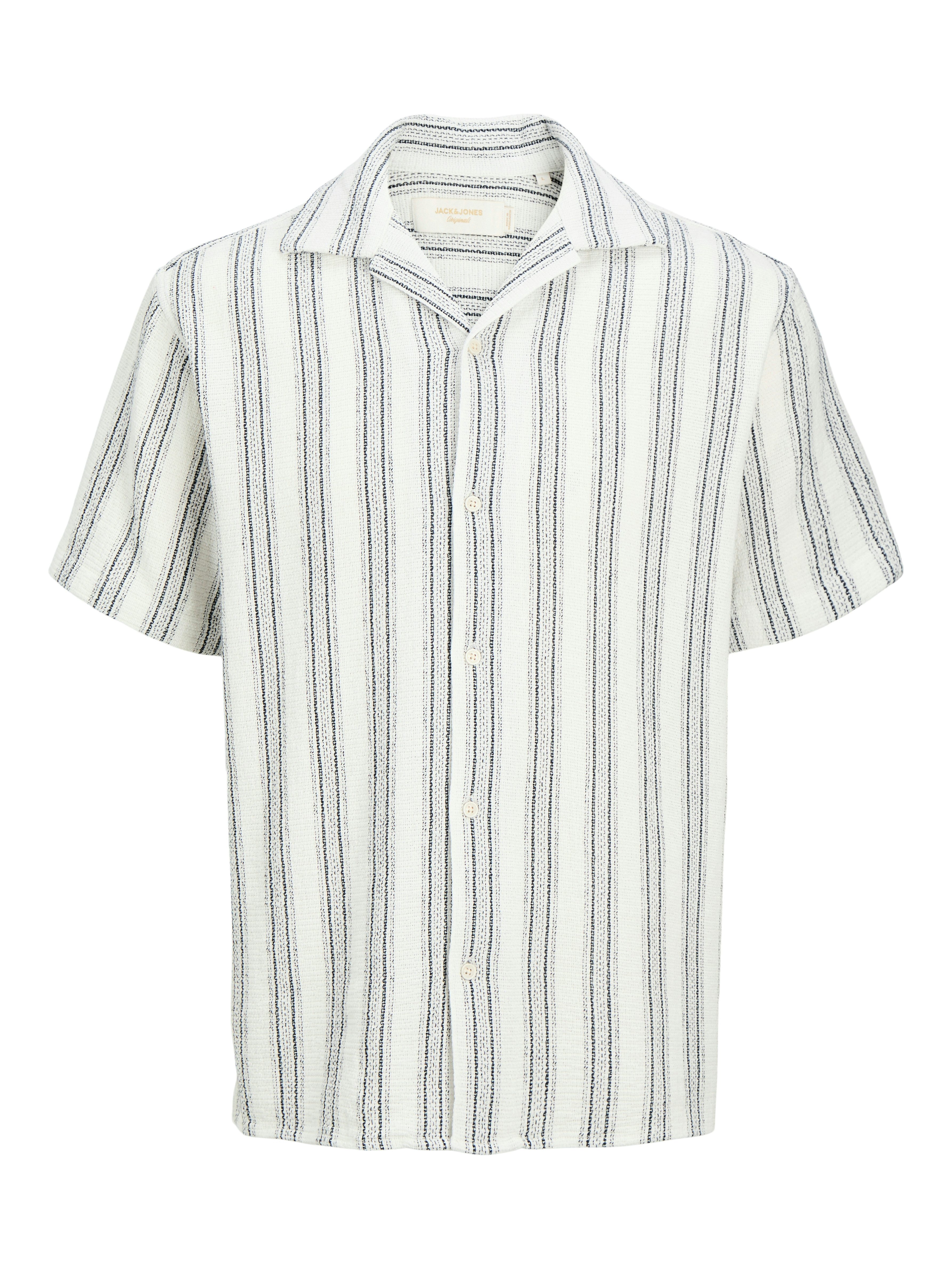 Jack & Jones PlusSize Kurzarmhemd JORCOBA STRIPE RESORT SHIRT SS SN PLS