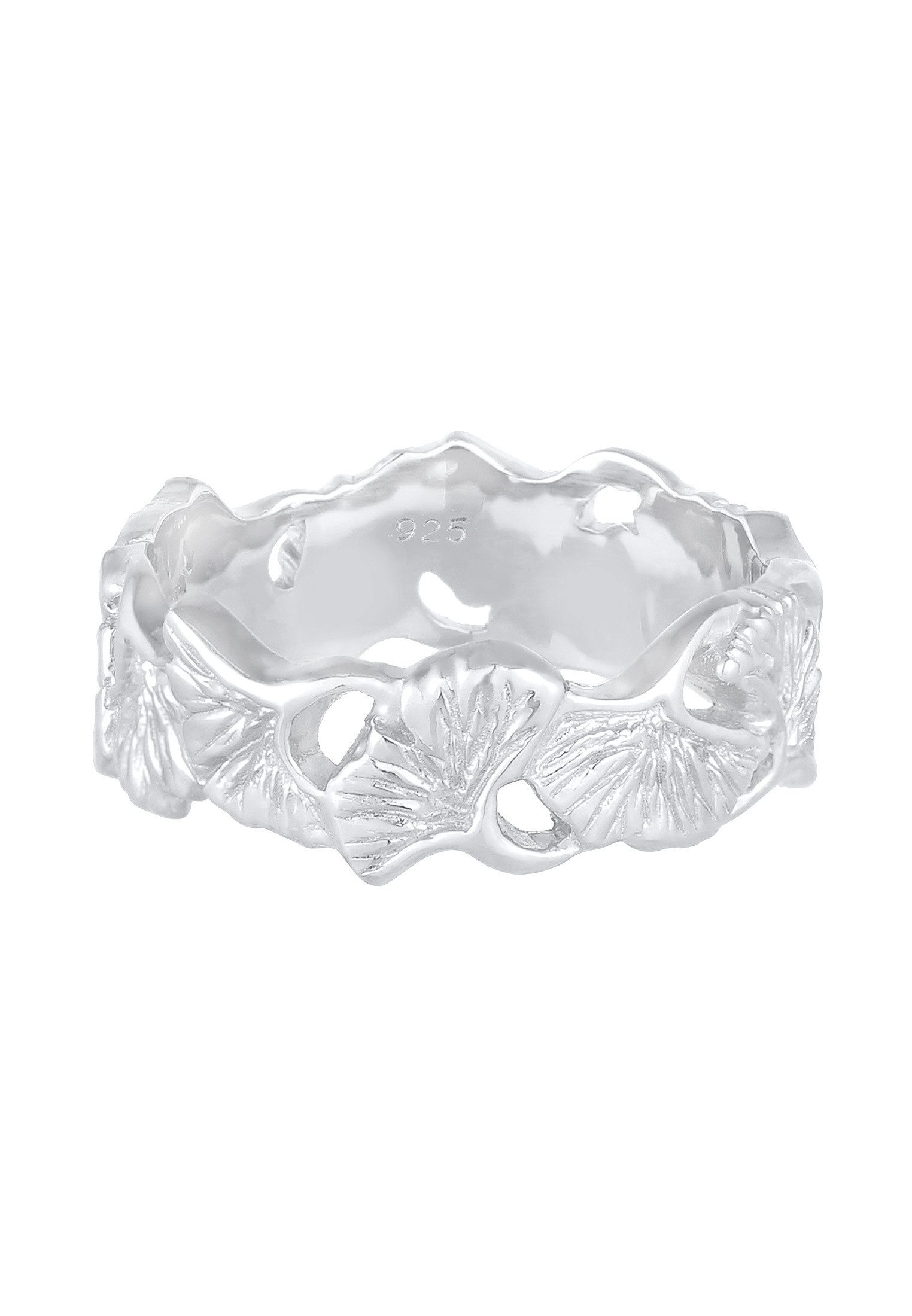 Elli Fingerring Ginkgo Blätter Trend Cool günstig online kaufen