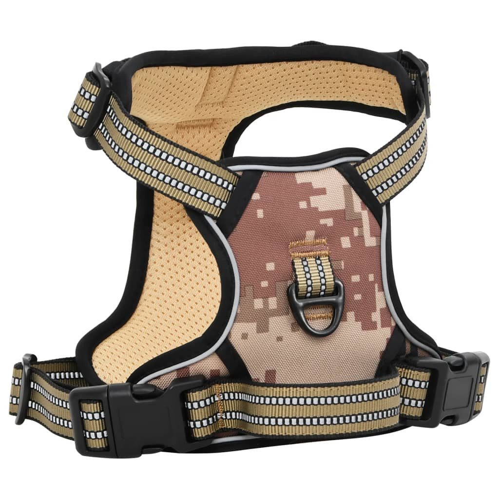 Thumbnail - vidaXL Geschirr, Hundegeschirr mit Leine & Halsband Verstellbar Camouflage S