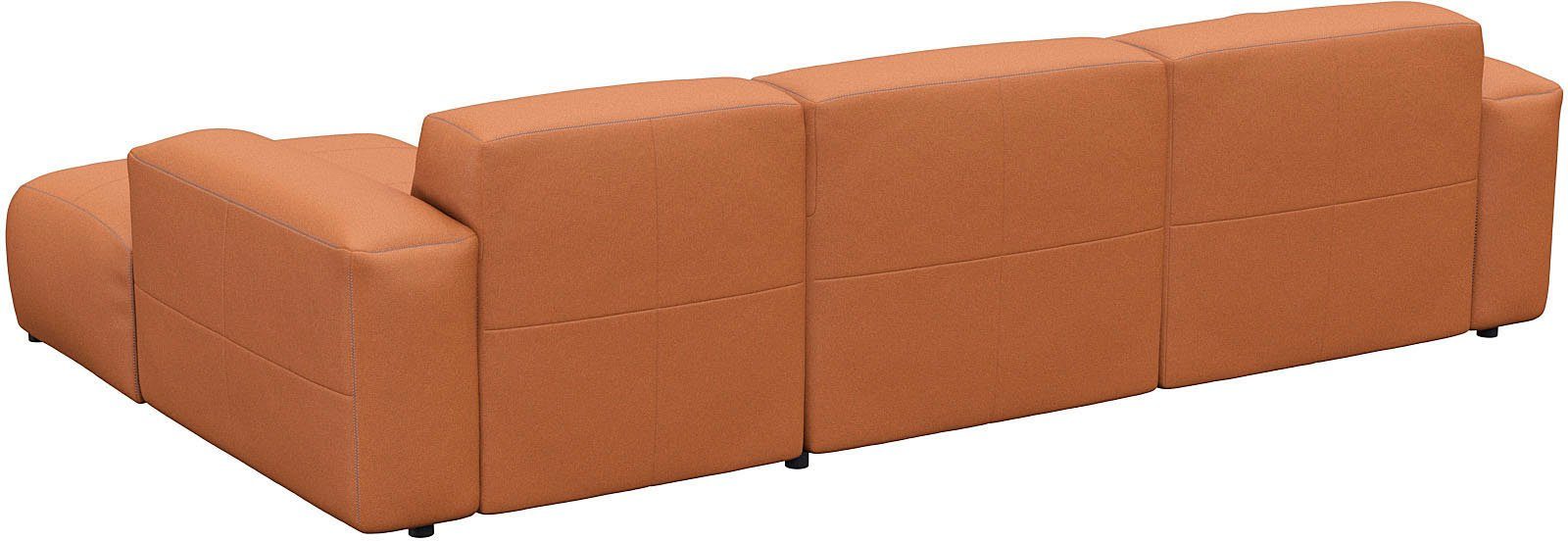 FLEXLUX Ecksofa Lucera bequem und komfortabel durch hochwertigen Sitzaufbau, L.Form, modern & anschmiegsam, Kaltschaum, Stahl-Wellenunterfederung