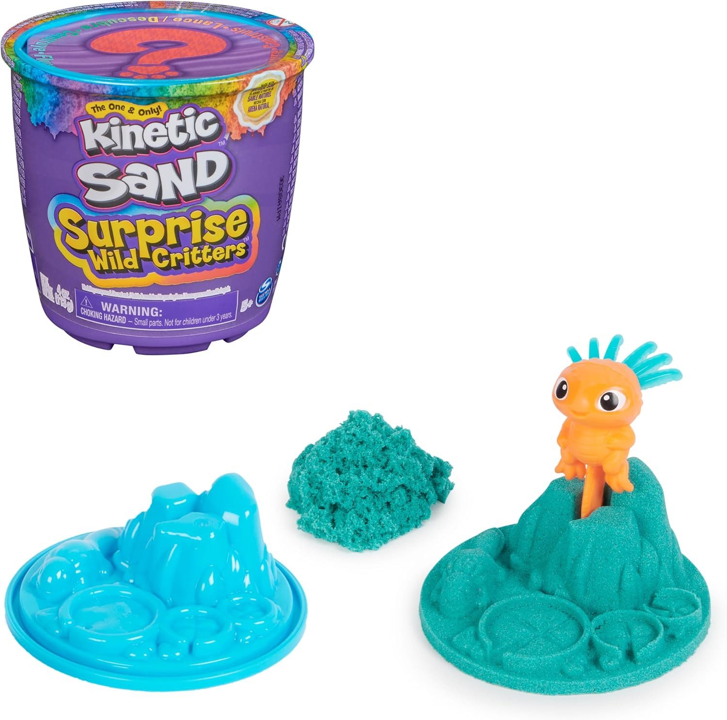Spin Master Spiel Kinetic Sand Surprise (113g) – 1 Artikel, Design zufällig