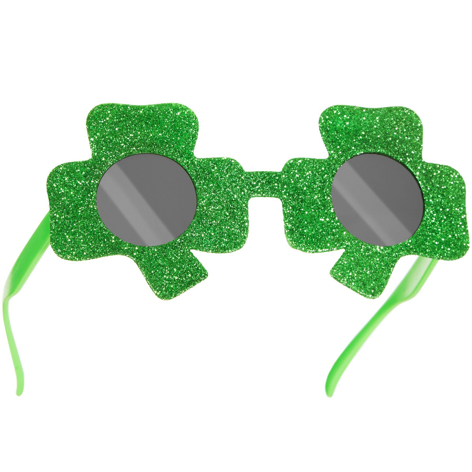 Kostüm St. Patrick’s Day Spaßbrille Kleeblätter mit getönten Gläsern