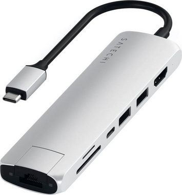 Satechi Type-C Multi-Port Hub 4K Ethernet Slim Notebook-Adapter