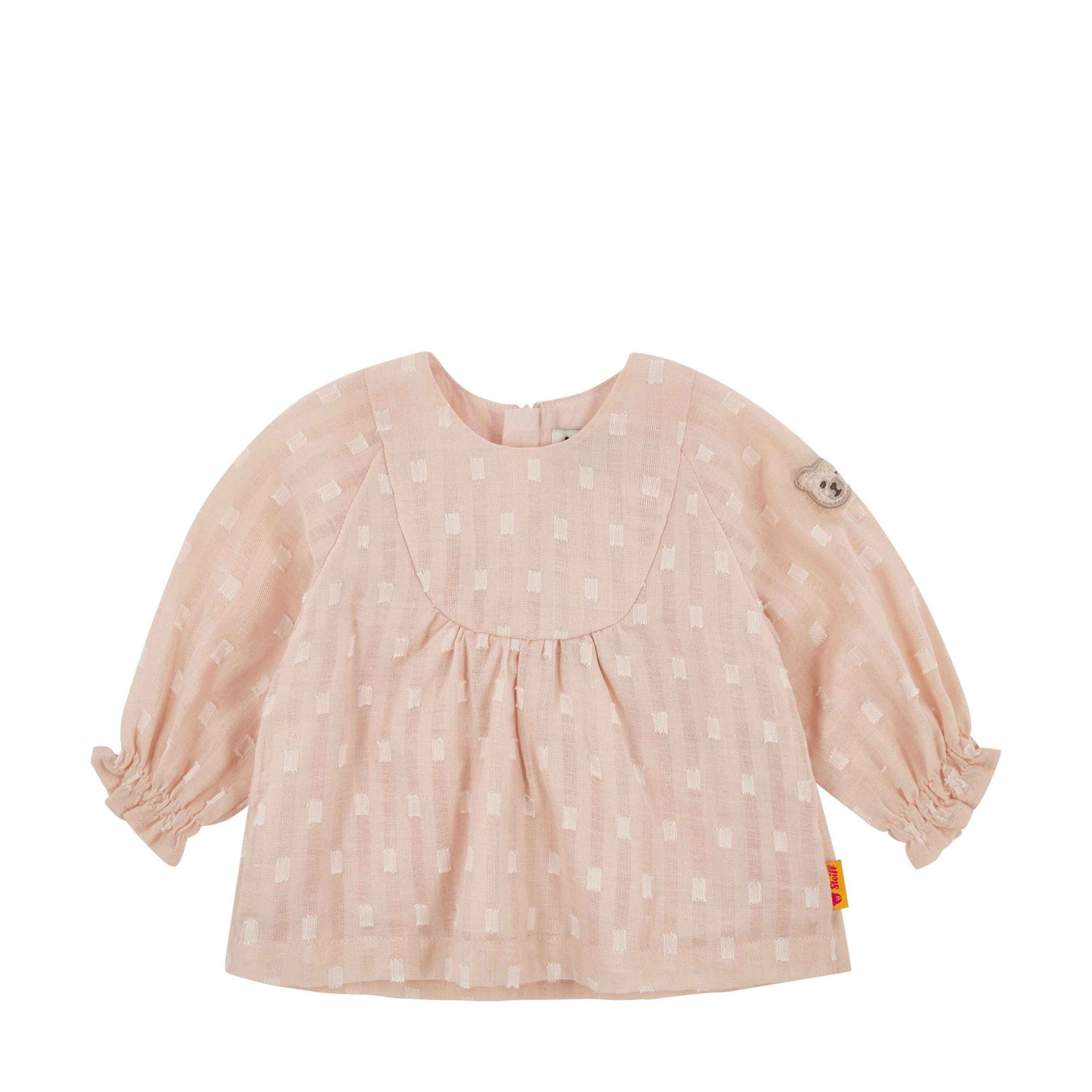 Steiff Kurzarmbluse Bluse langarm Western Core, gefüttert