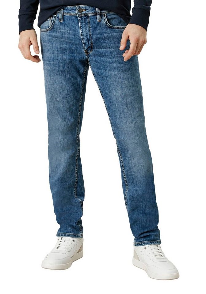 s.Oliver 5-Pocket-Jeans mit authentischer Waschung, Anpassungsfähig durch  Elasthananteil
