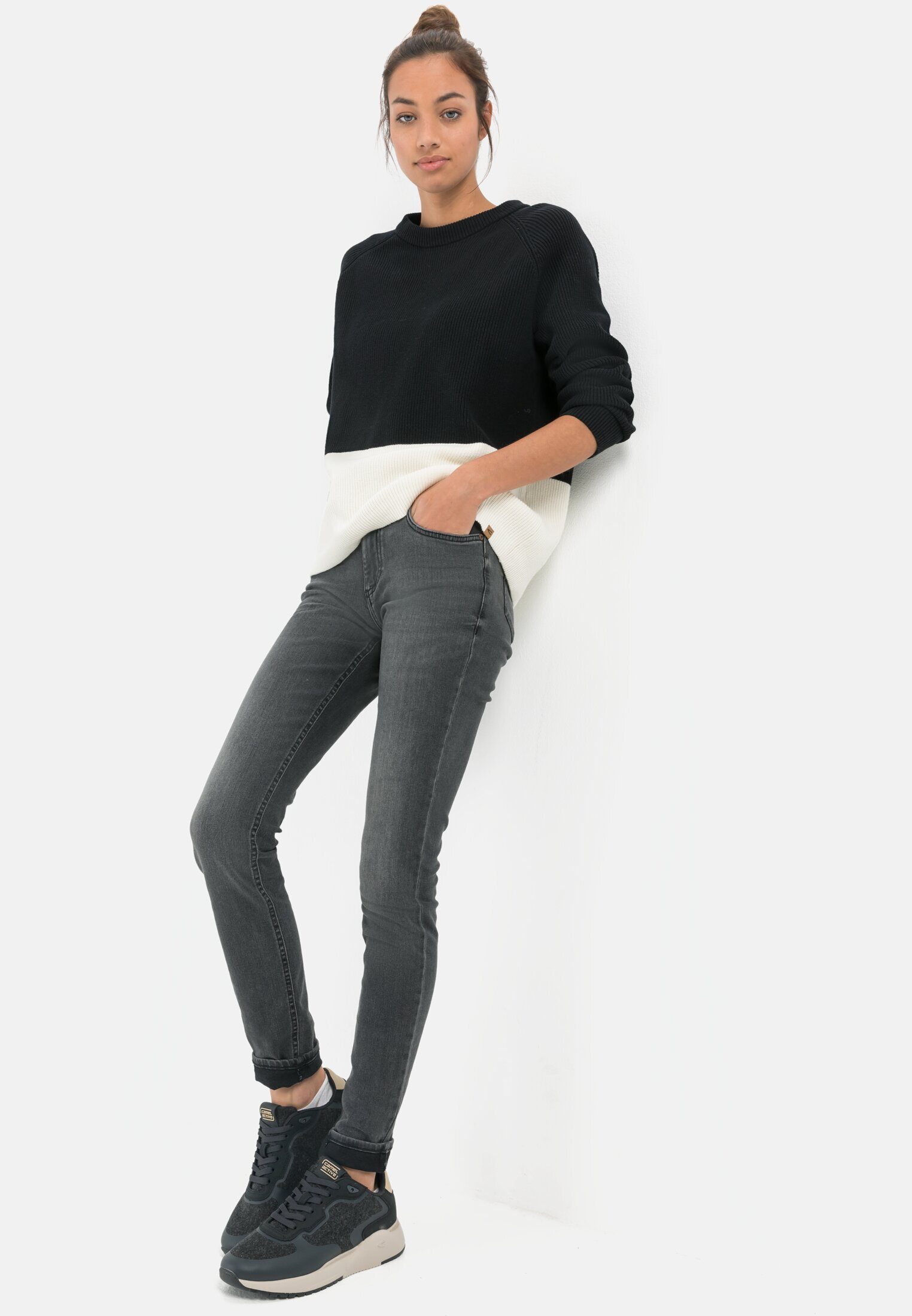 Slim Slim Slim-fit-Jeans active Fit Fit camel