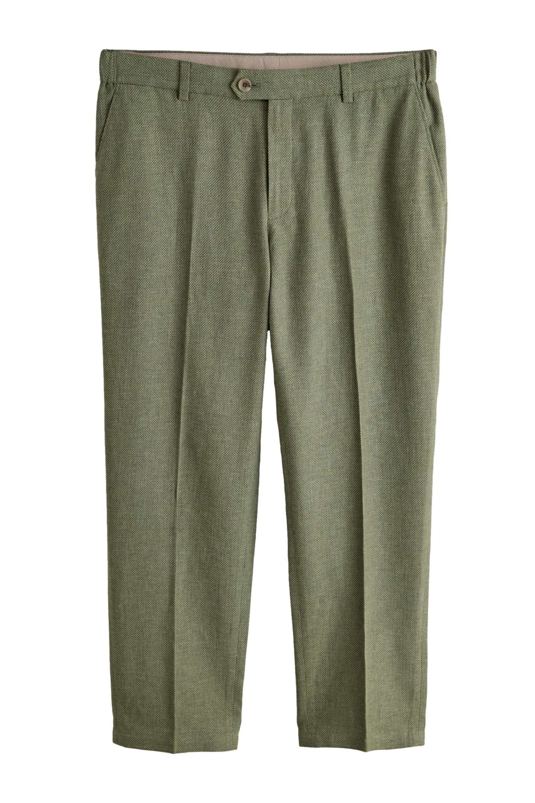 Leinenhose Strukturierte Regular Fit Hose mit konischem Bein