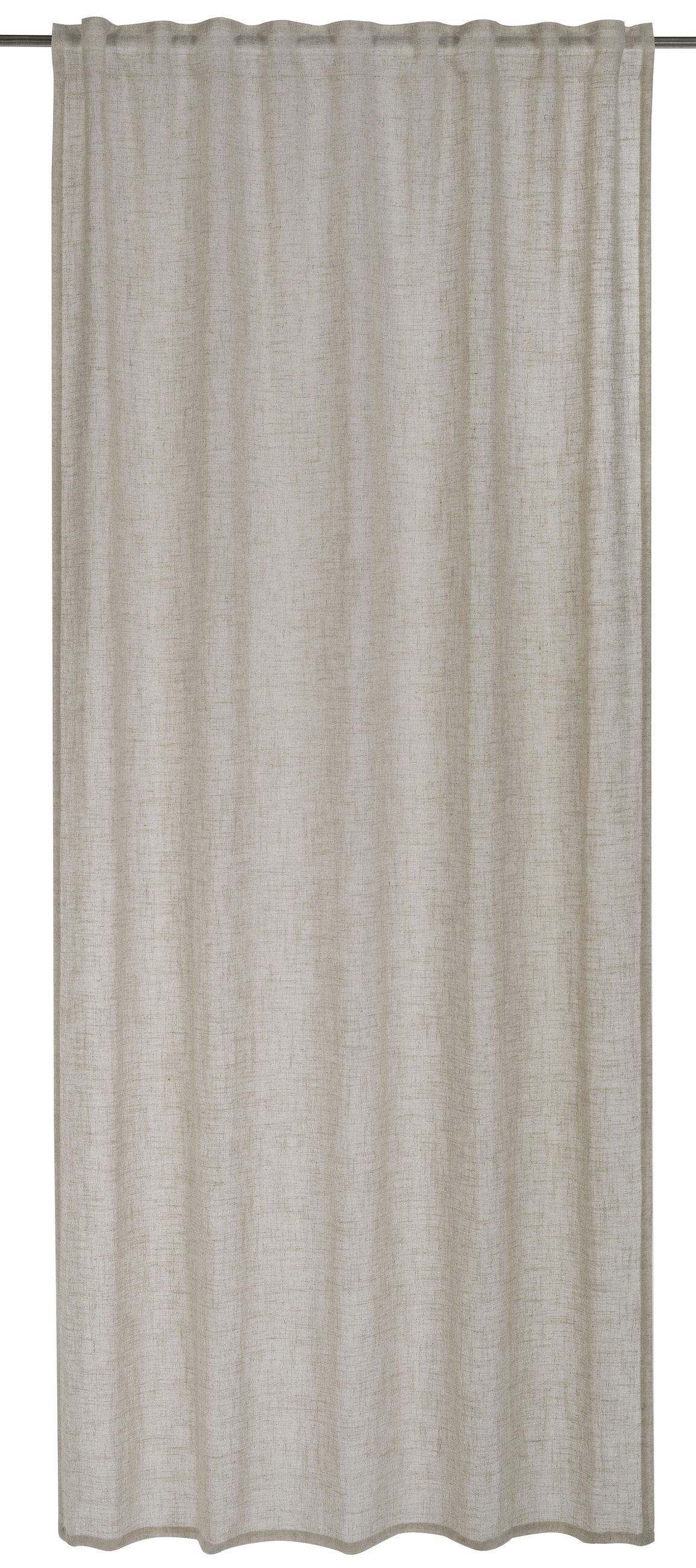 ELBERSDRUCKE Vorhang Gardine mit verdeckten Schlaufen Emotions beige 255x14 günstig online kaufen