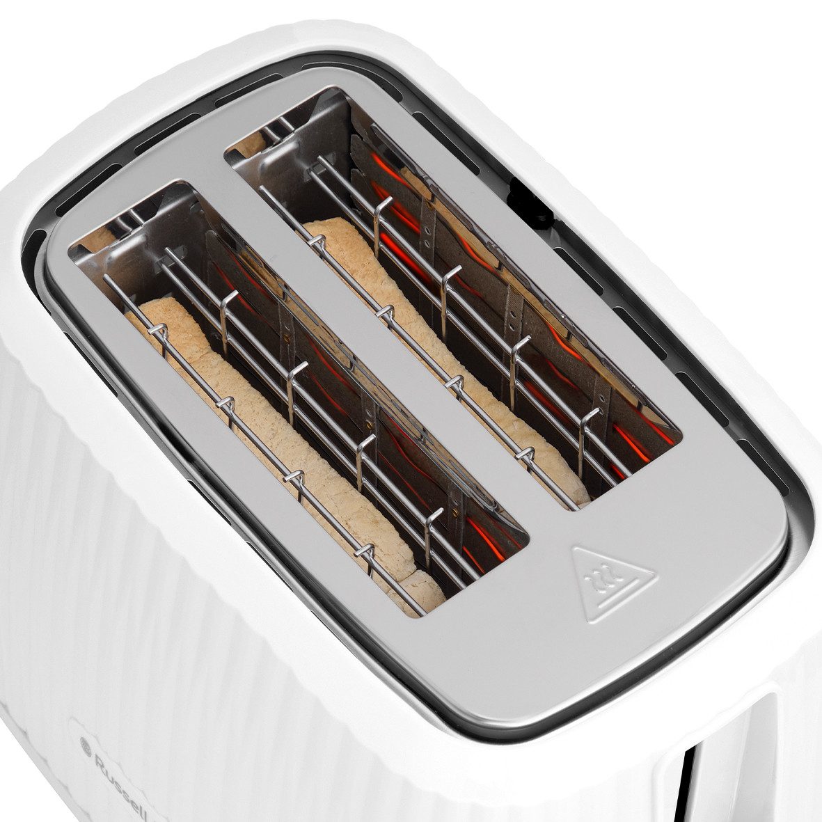 RUSSELL HOBBS Toaster RUSSELL HOBBS Toaster Eden 27370-56 Brötchenaufsatz weiß, 800 W