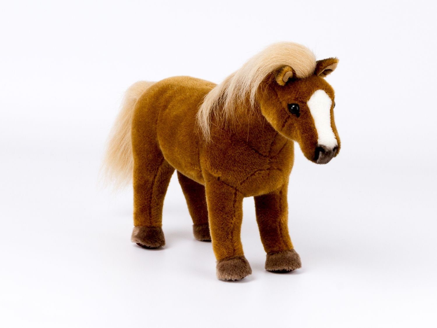 Kuscheltier Kösen Pferd Haflinger braun 35 cm