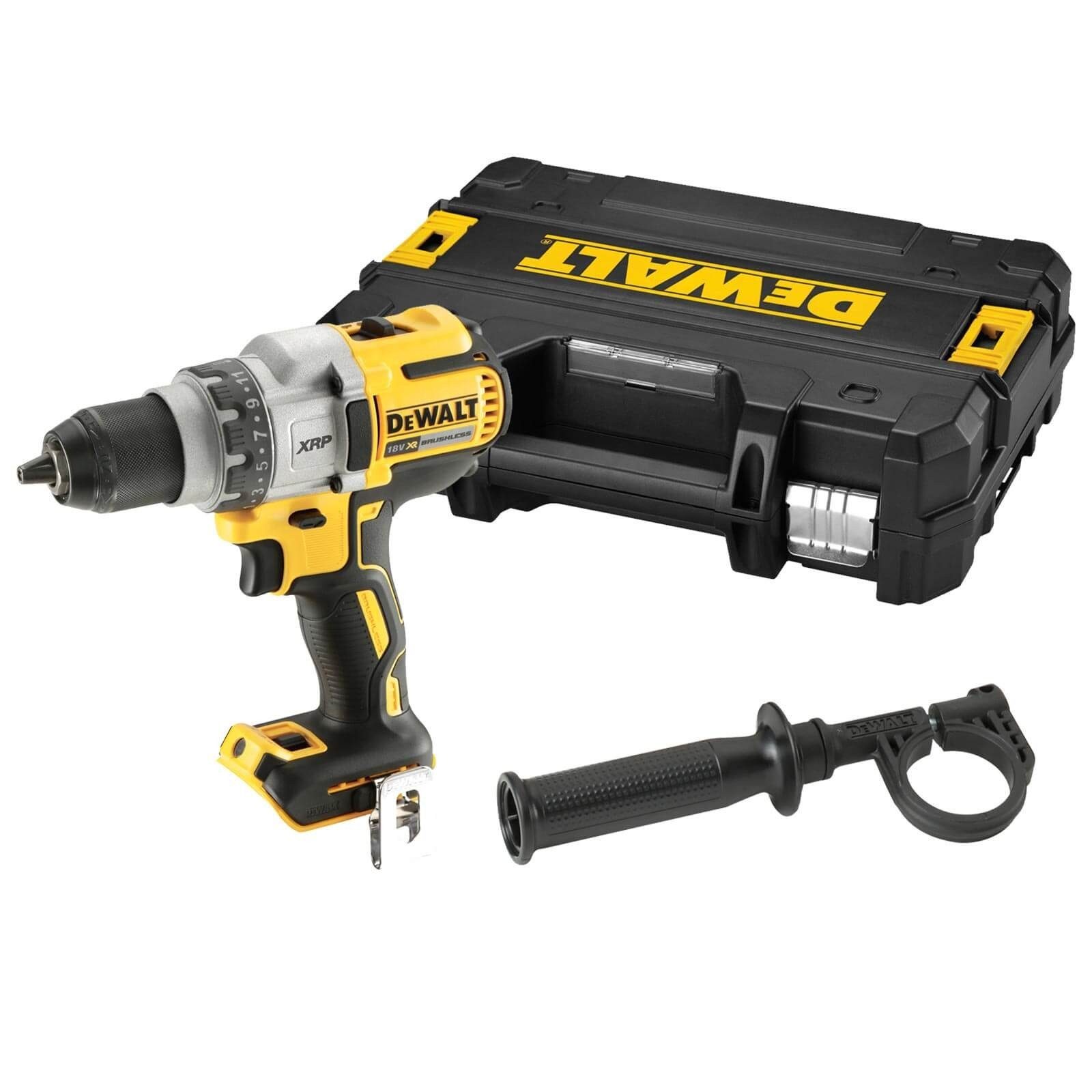 DeWalt Akku-Bohrschrauber Akku-Bohrschrauber DCD991NT-XJ 18V, 3-Gang Schrauber + Koffer, 18 V, (Set), Basisgerät