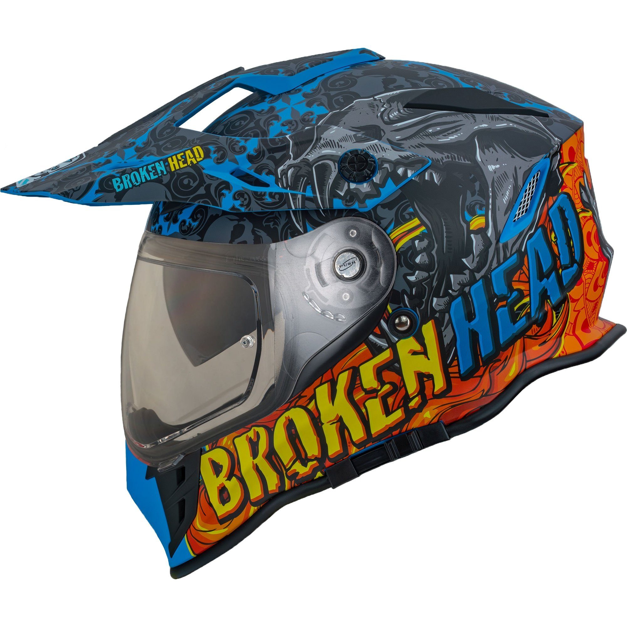 Motorradhelm Broken Head Tigris VX2 Endurohelm