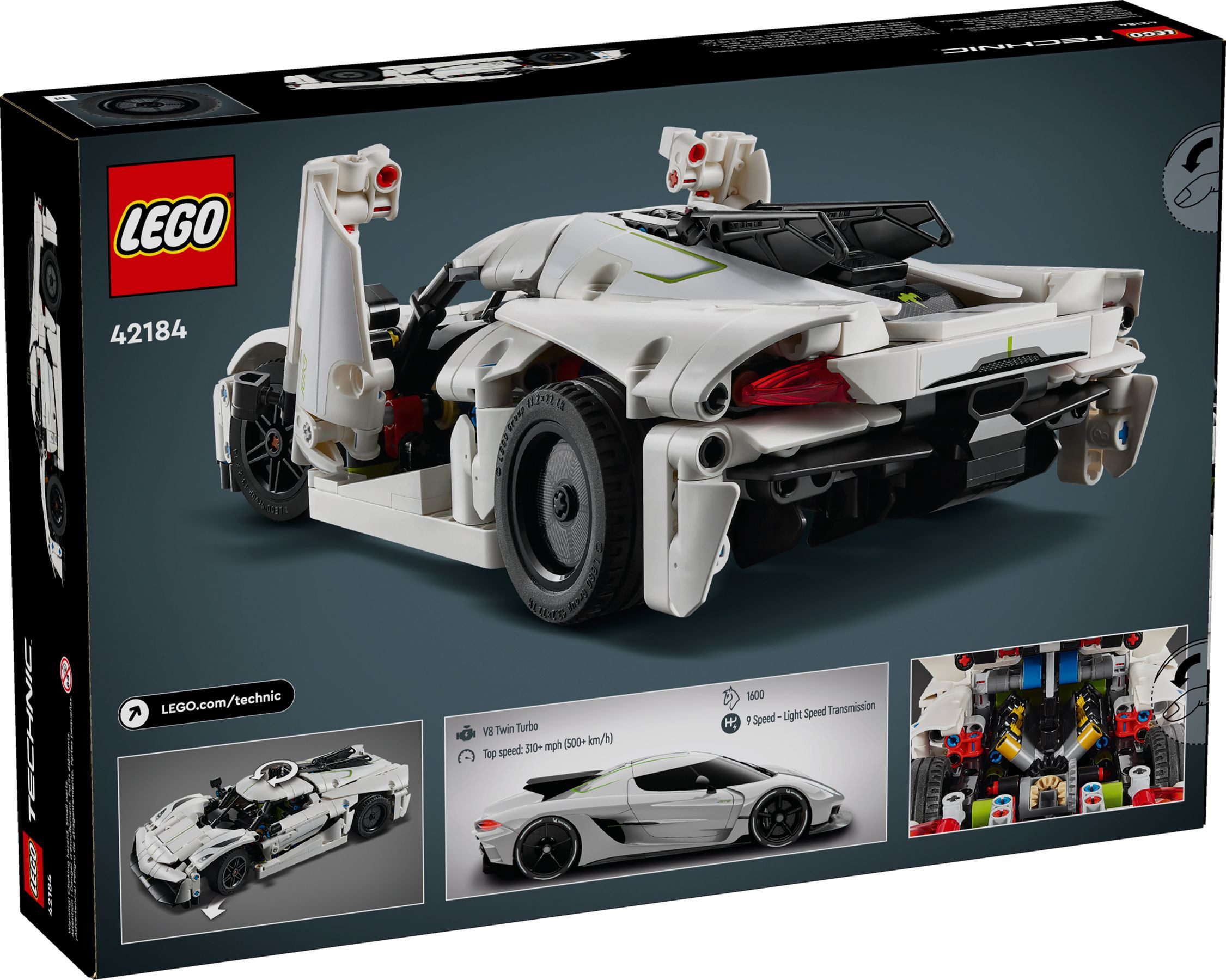 LEGO® LEGO® Technic 42184 Koenigsegg Jesko Absolut Supersportwagen in Weiß günstig online kaufen