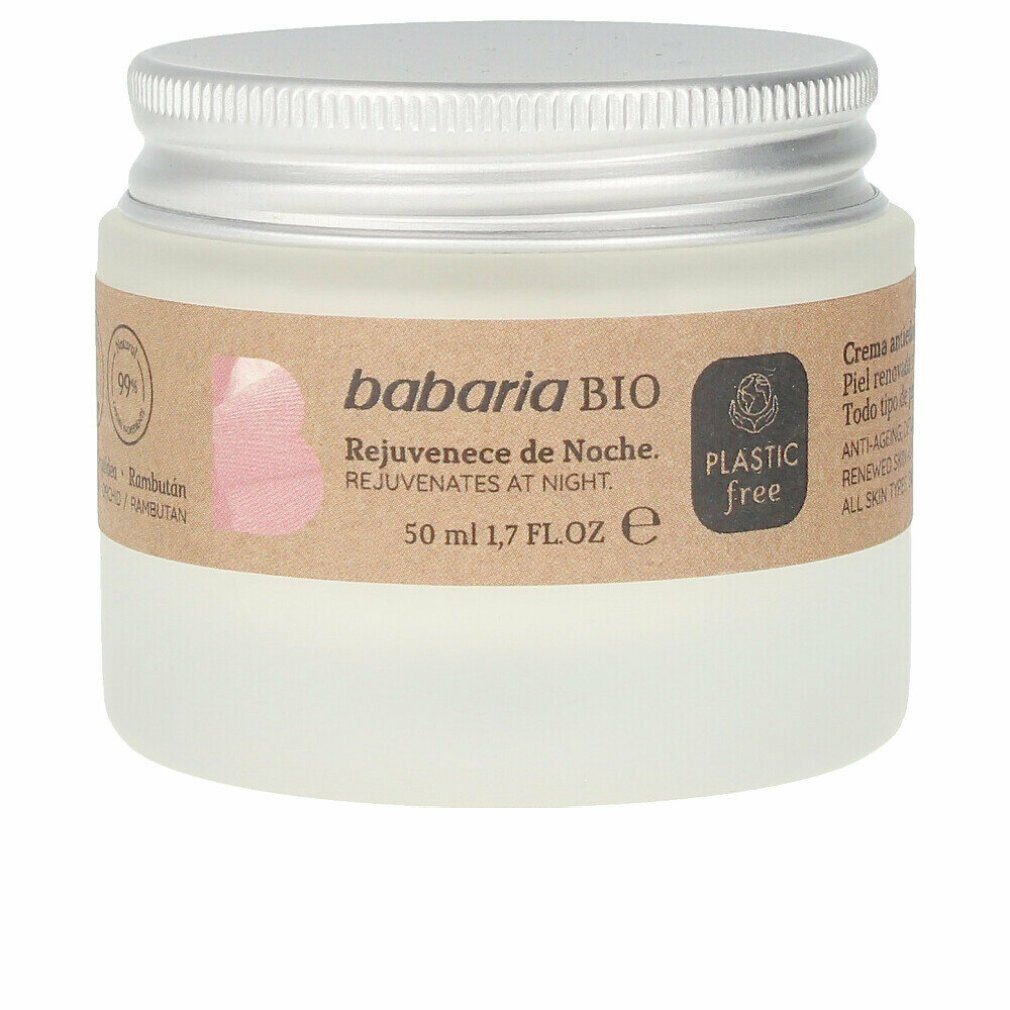 babaria Nachtcreme BIO crema noche antiedad detox calmante 50 ml