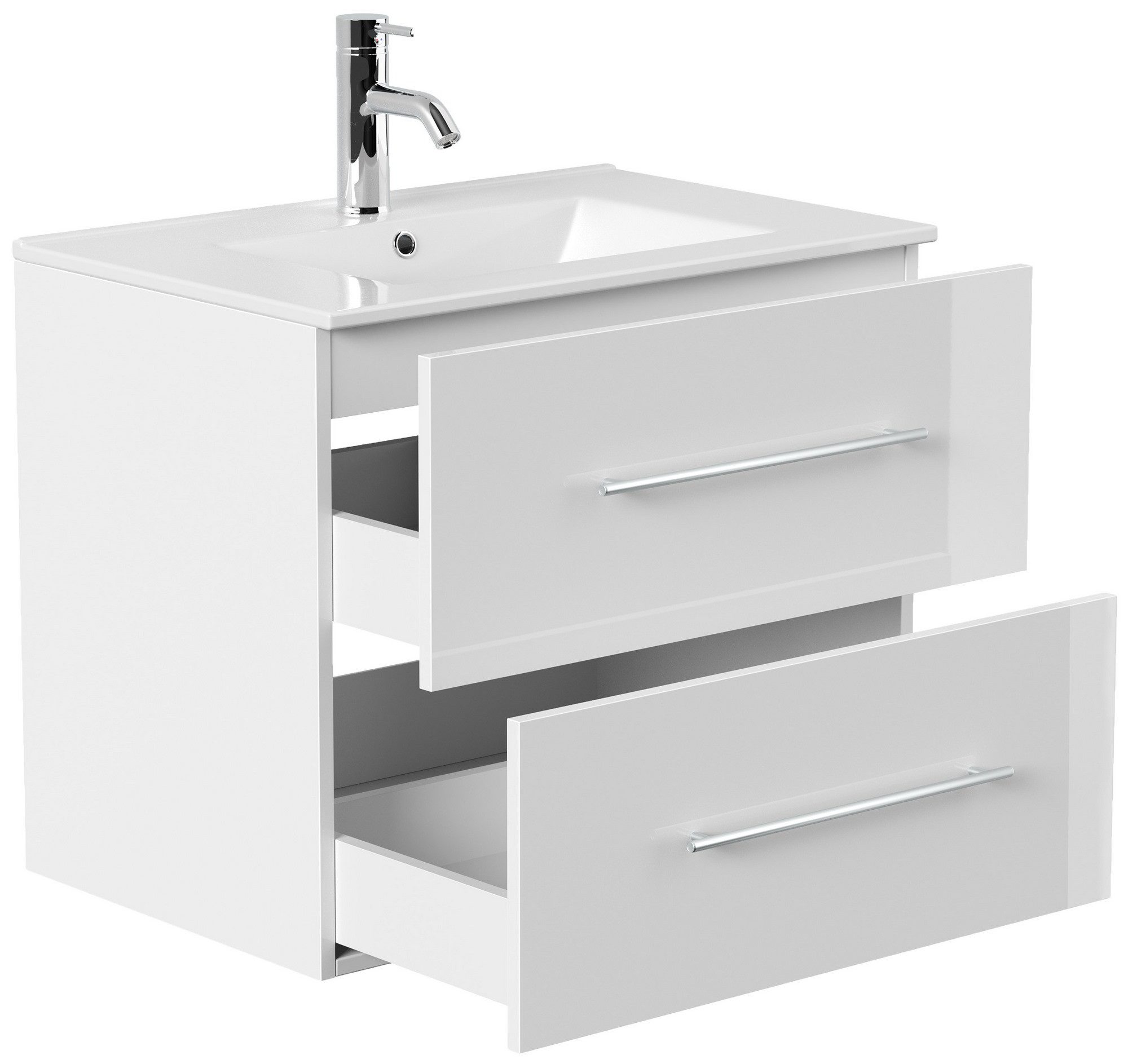 Posseik Badmöbel-Set Badmöbel Waschplatz "Homeline 70" günstig online kaufen