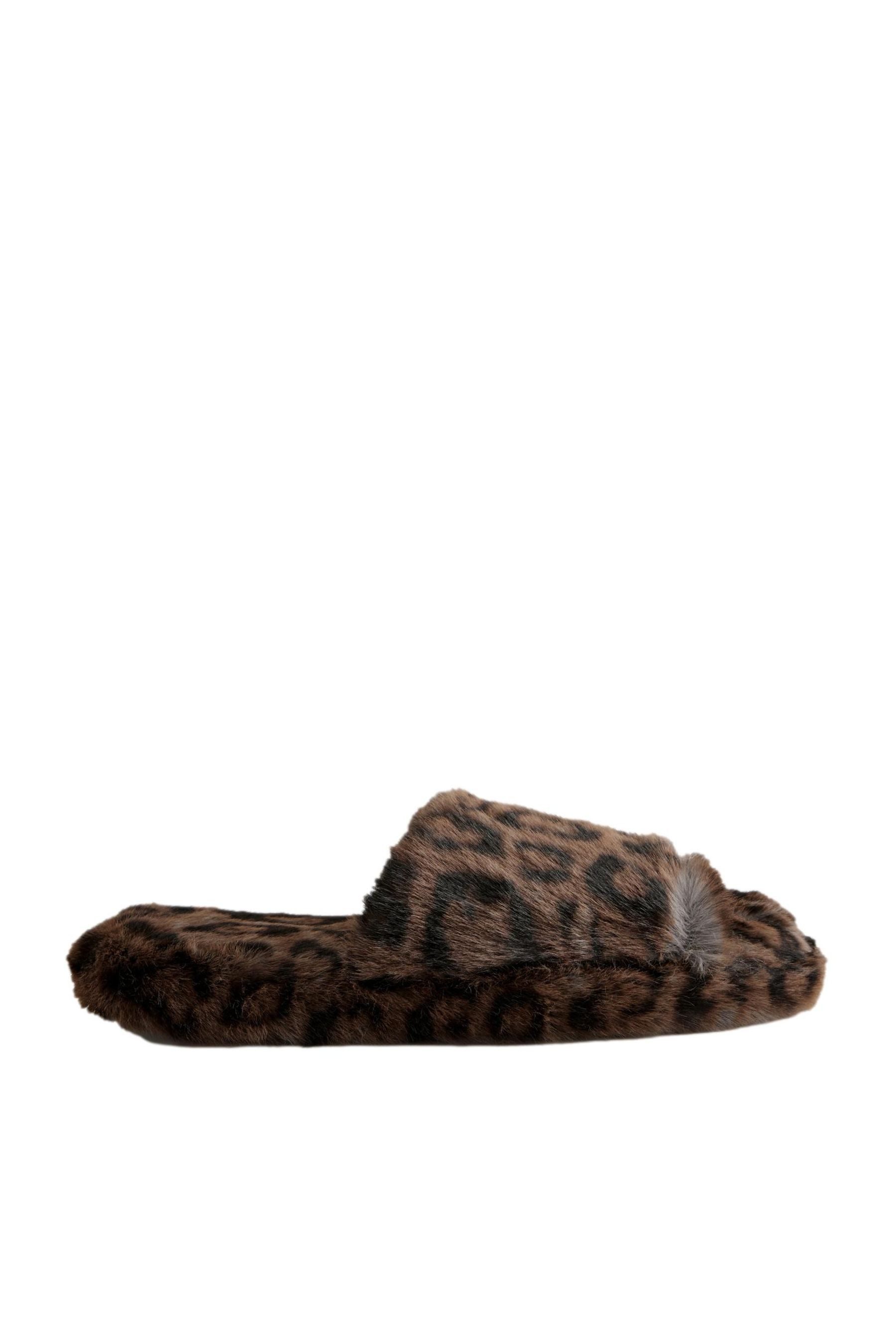 NEXT Gefütterte Clog-Hausschuhe Mit Kunstfell – Warm, Bequem, Mit Knöchelriemen