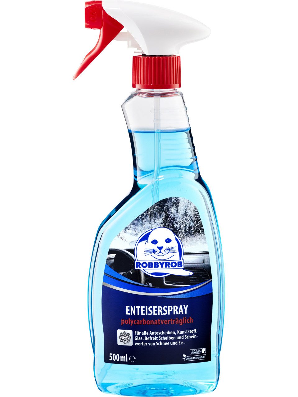 Robbyrob Scheibenfrostschutz Robbyrob Scheibenenteiser-Spray 500ml