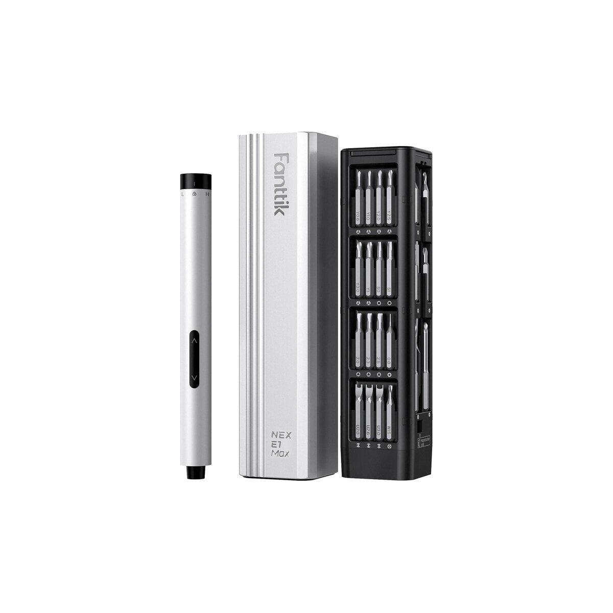 Fanttik Elektro-Schrauber Fanttik E1 Max 3,7V Präzisions-Elektroschrauber Set silber