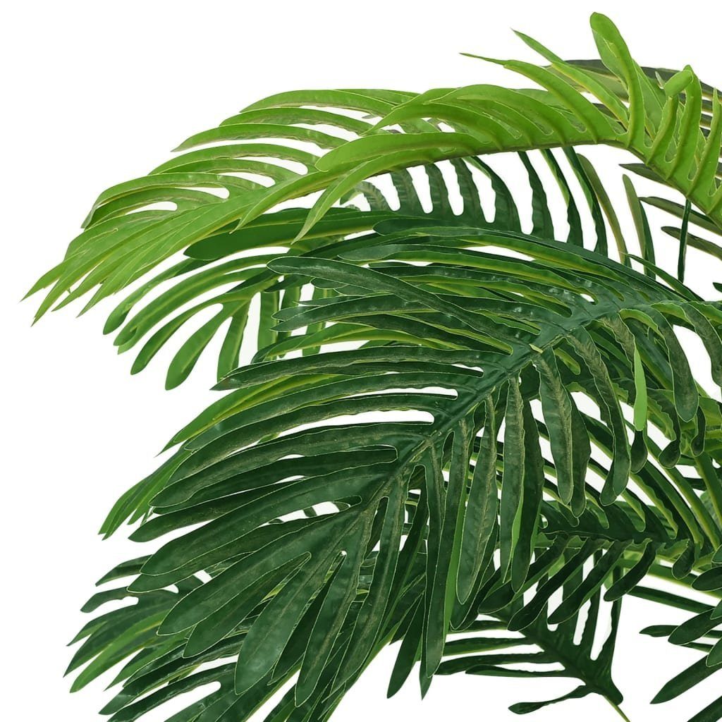 Palme Topf 140 cm 140 Grün, Künstliche cm furnicato, Cycas Kunstpflanze Höhe mit