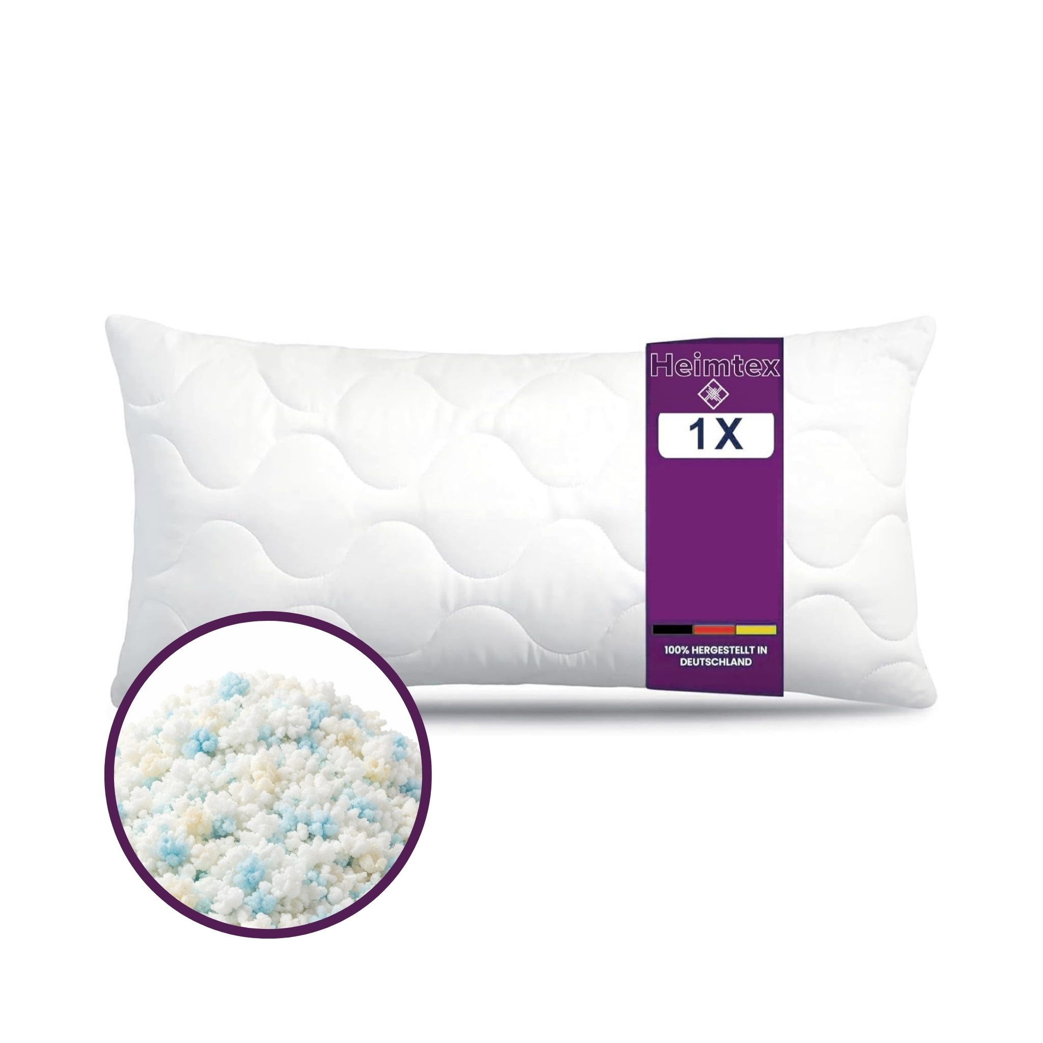 Heimtex Dekokissen Kissen mit zerkleinerter Schaumfüllung – Made in Germany