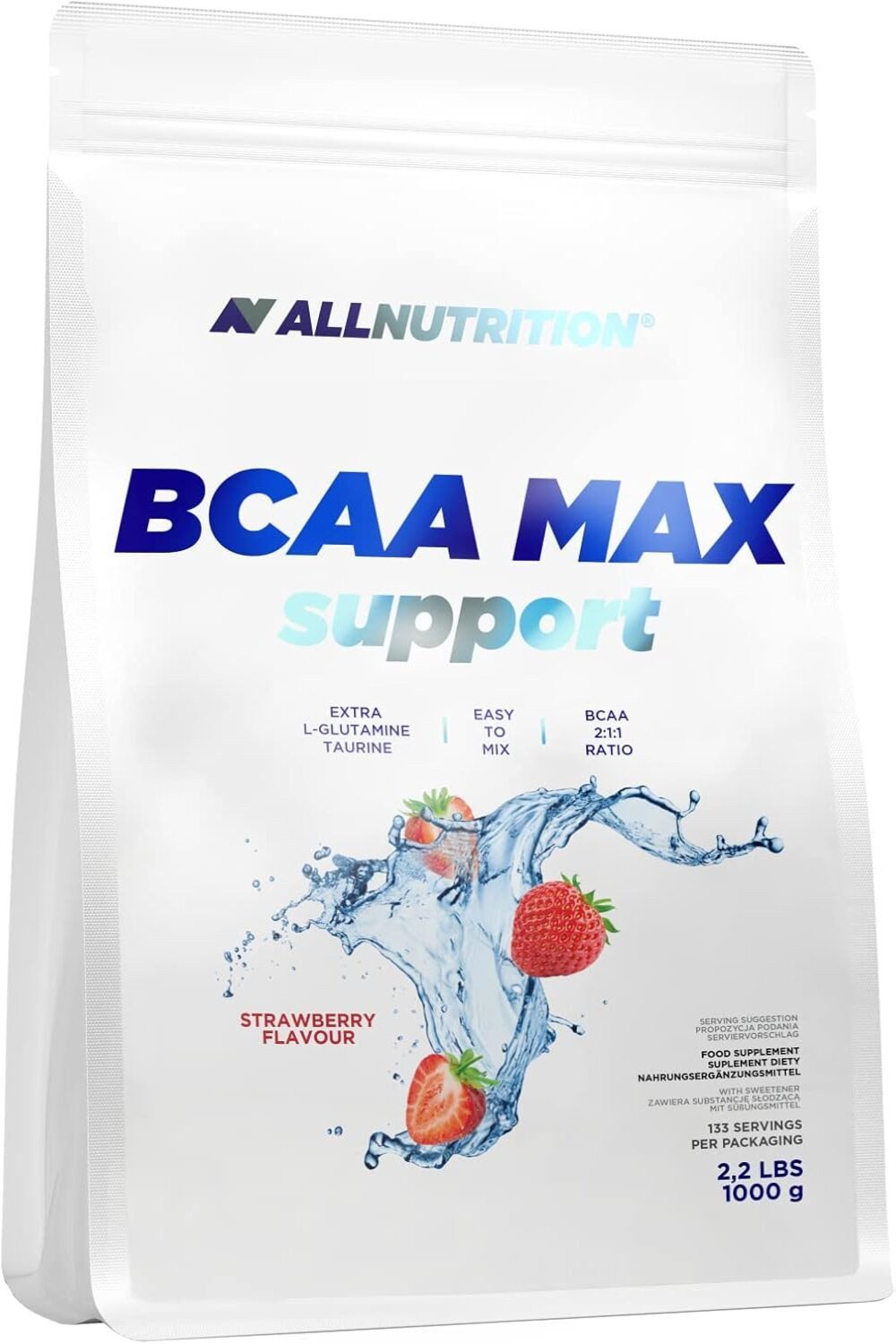 BCAA 2:1:1 Pulver 1000g Aminosäure BCAAs Anabol Aminosäuren 1 Kg Pulver