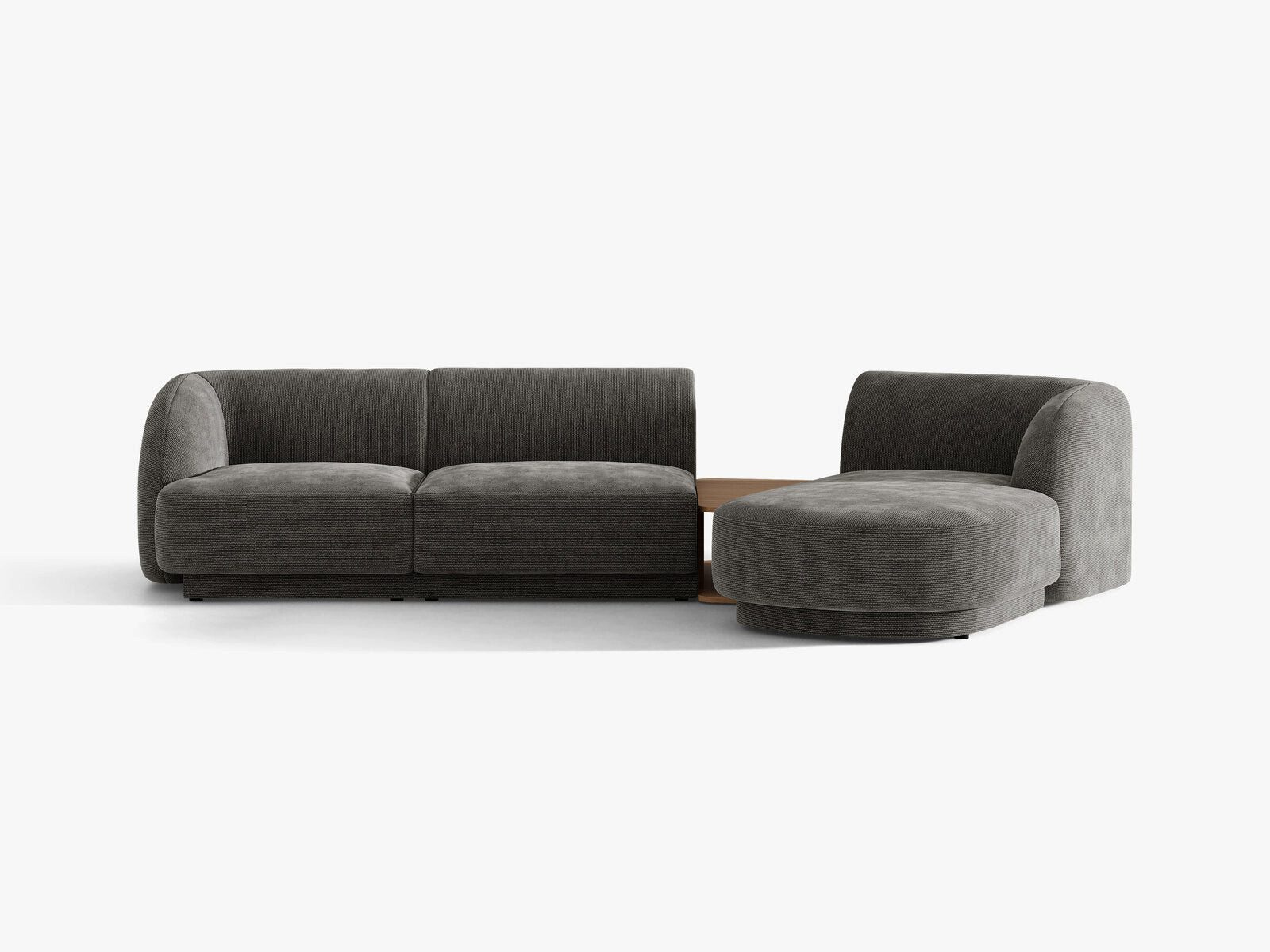 Micadoni Sofa Miley, modular mit Recamiere 3-Sitzer